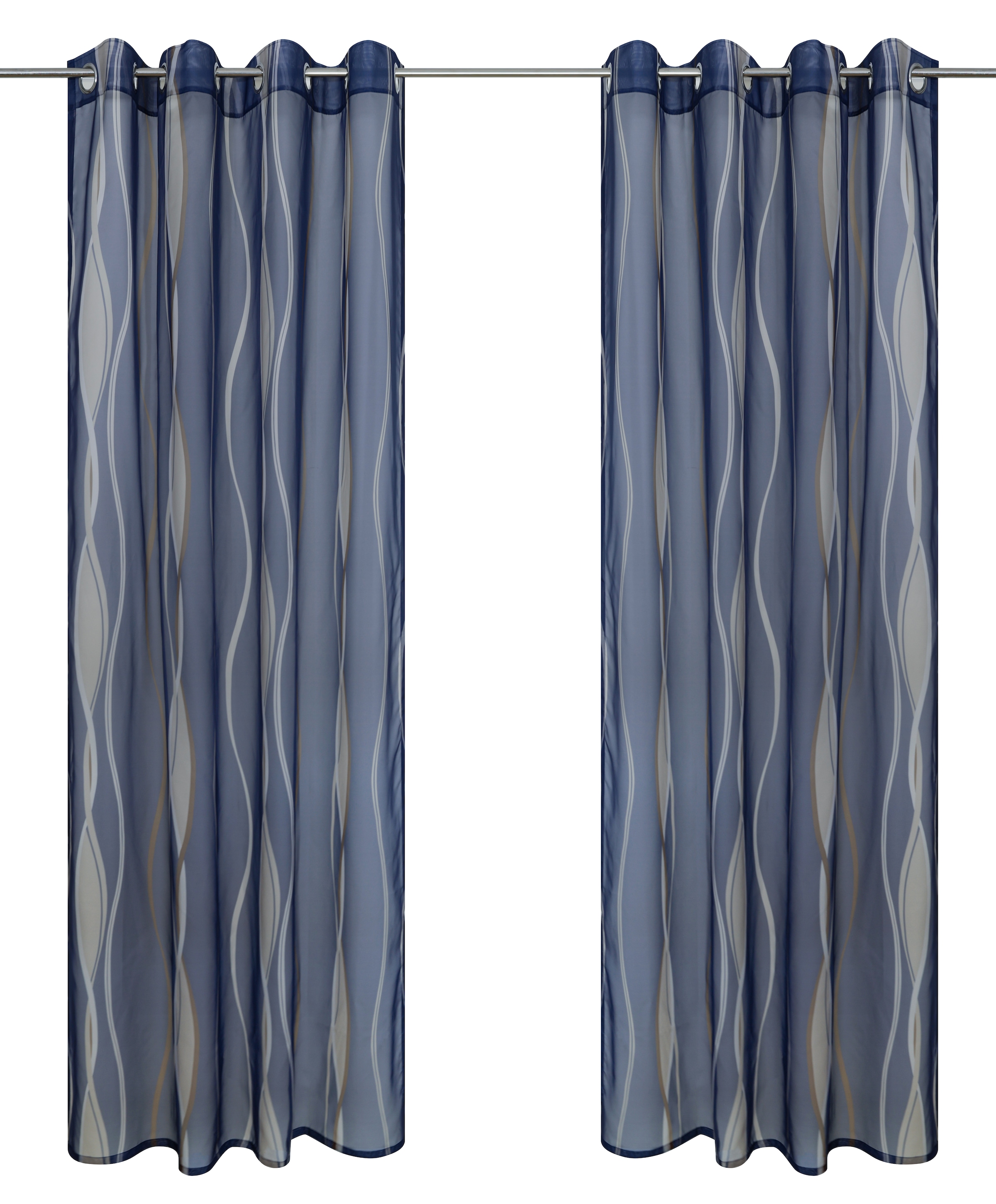 OTTO home Gardine »Dimona« Ösen 2 Stk. tlg. 2er-Set, transparent, Voile, Polyester