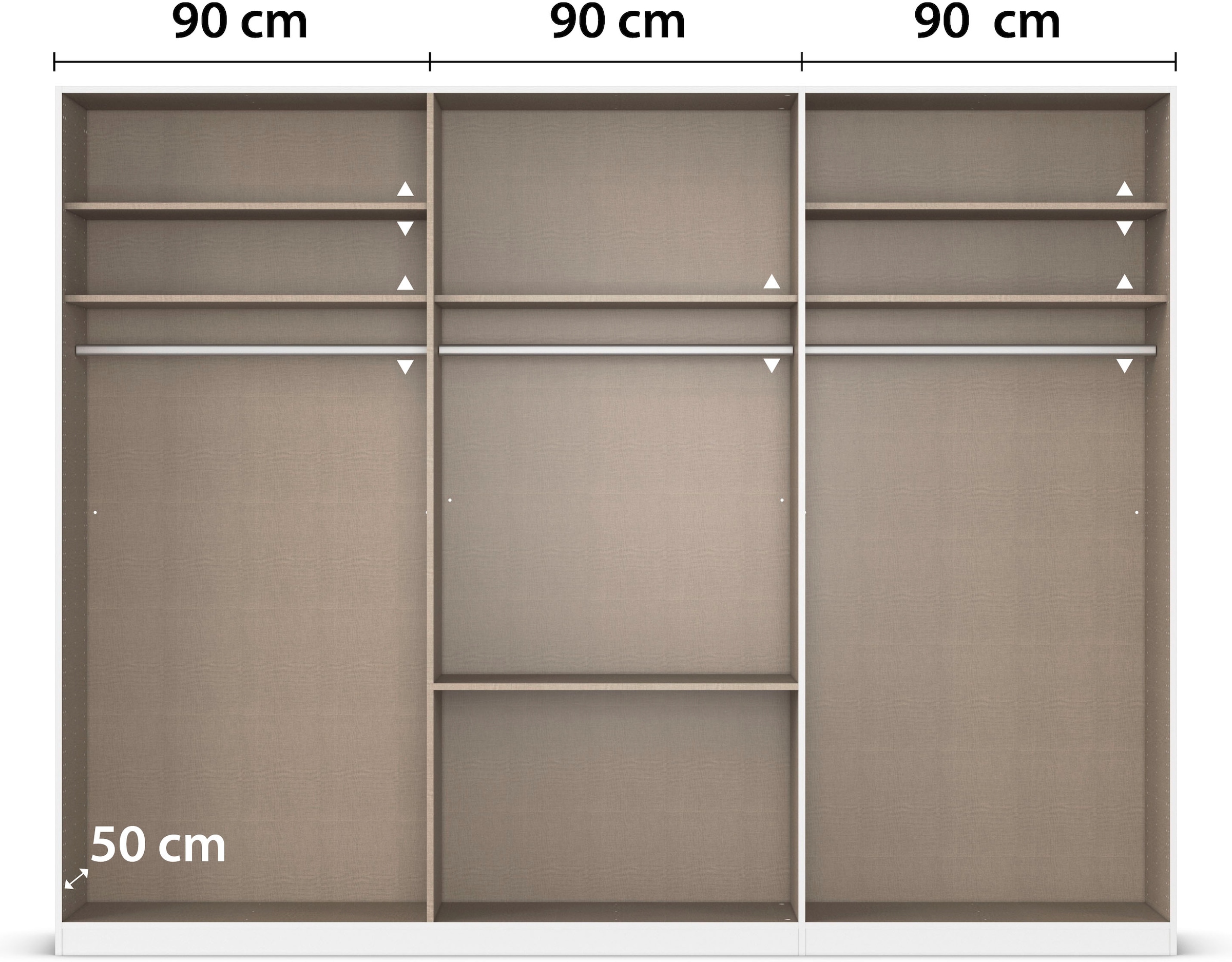 rauch Drehtürenschrank »Kleiderschrank Kleiderschränke Schrank Garderobe AGORDO mit Glasfront«, mit Außenschubkästen, in 6 Breiten und 2 Höhen MADE IN GERMANY