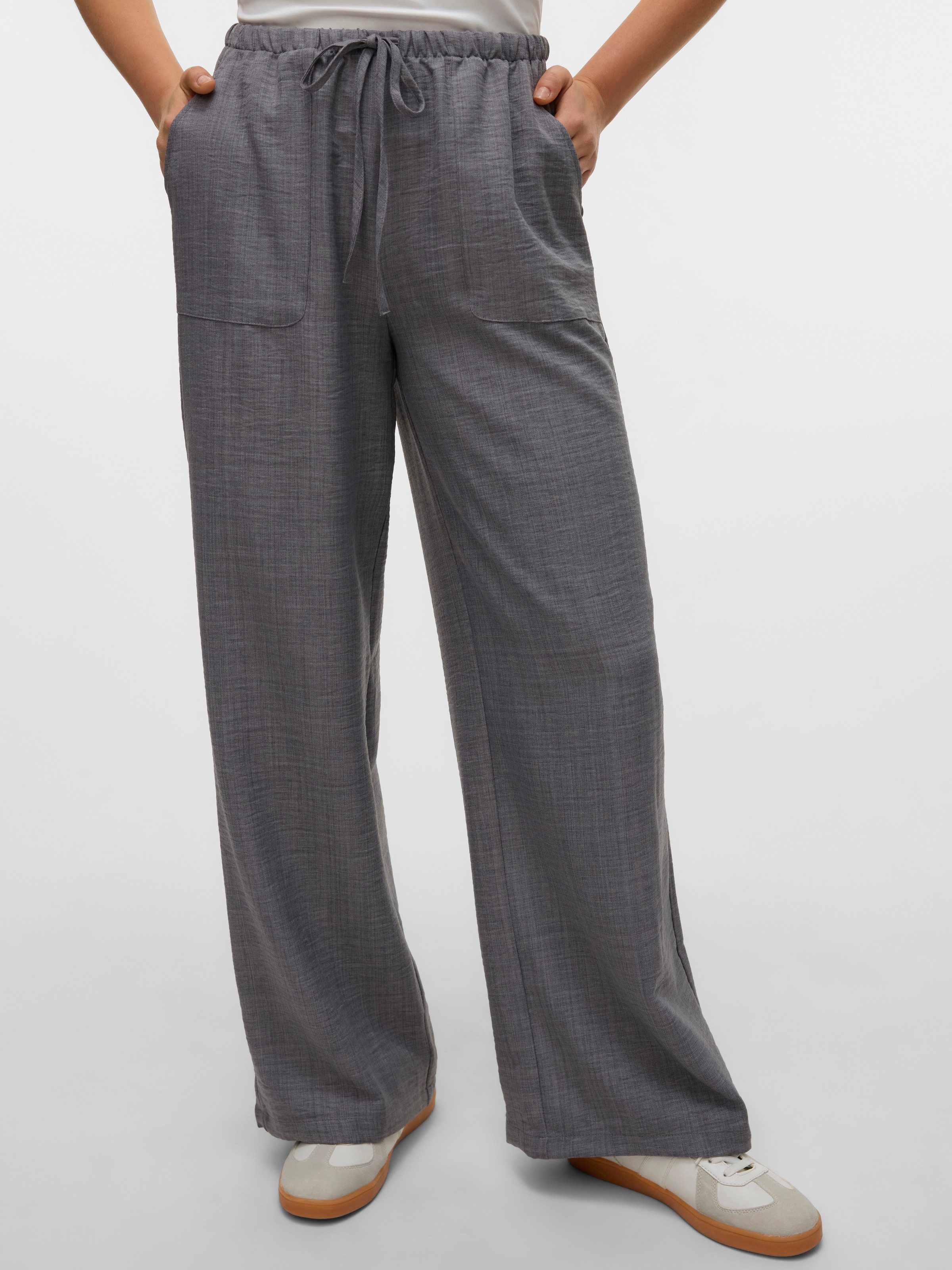 Vero Moda Schlupfhose »VMMELANEY HW LOOSE PANT WVN GA NOOS«, Sommerhose