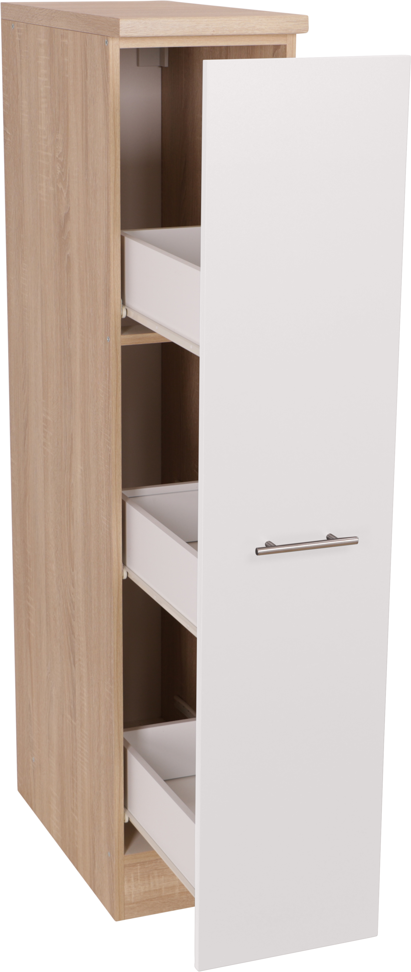 RESPEKTA Apothekerschrank »Merle« Breite 30 cm, Metallstangengriffe, Höhe 144,8 cm