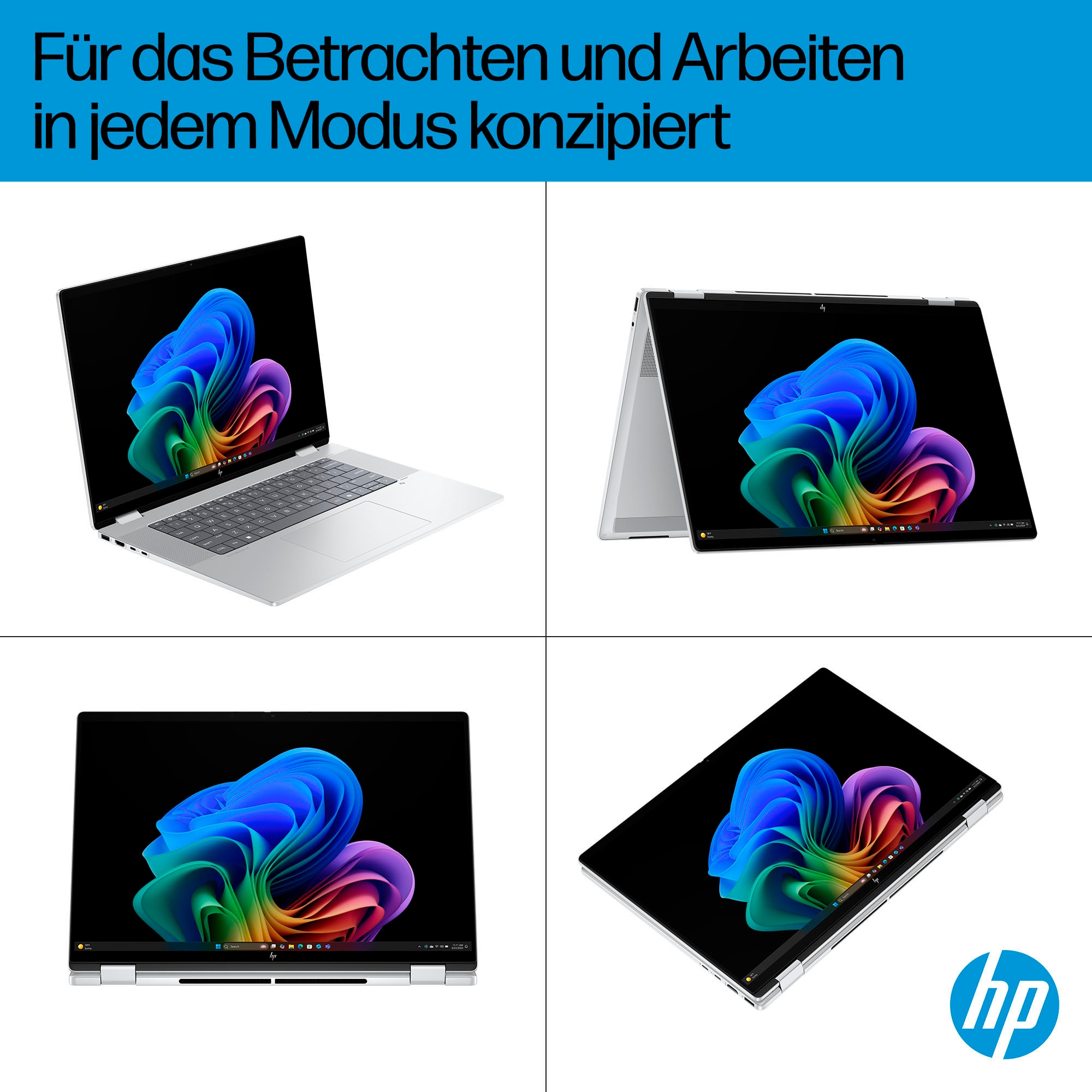 HP Convertible Notebook »OmniBook X Flip 16-as0252ng«, 40,64 cm, / 16 Zoll, Intel, Ultra 7, ARC, 512 GB SSD