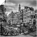 Artland Wandbild »Amsterdam Bloemgracht«, Amsterdam, (1 St.), in vielen Größen & Produktarten - Alubild / Outdoorbild für den Außenbereich, Leinwandbild, Poster, Wandaufkleber / Wandtattoo auch für Badezimmer geeignet