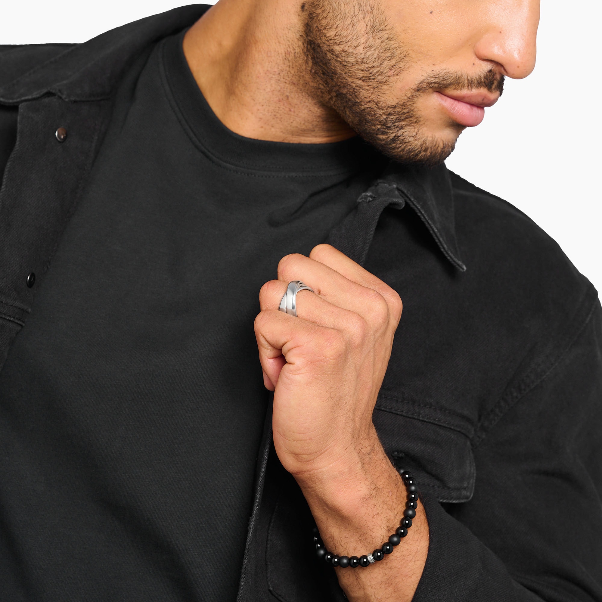 THOMAS SABO Fingerring »Duo-Ring Silber«