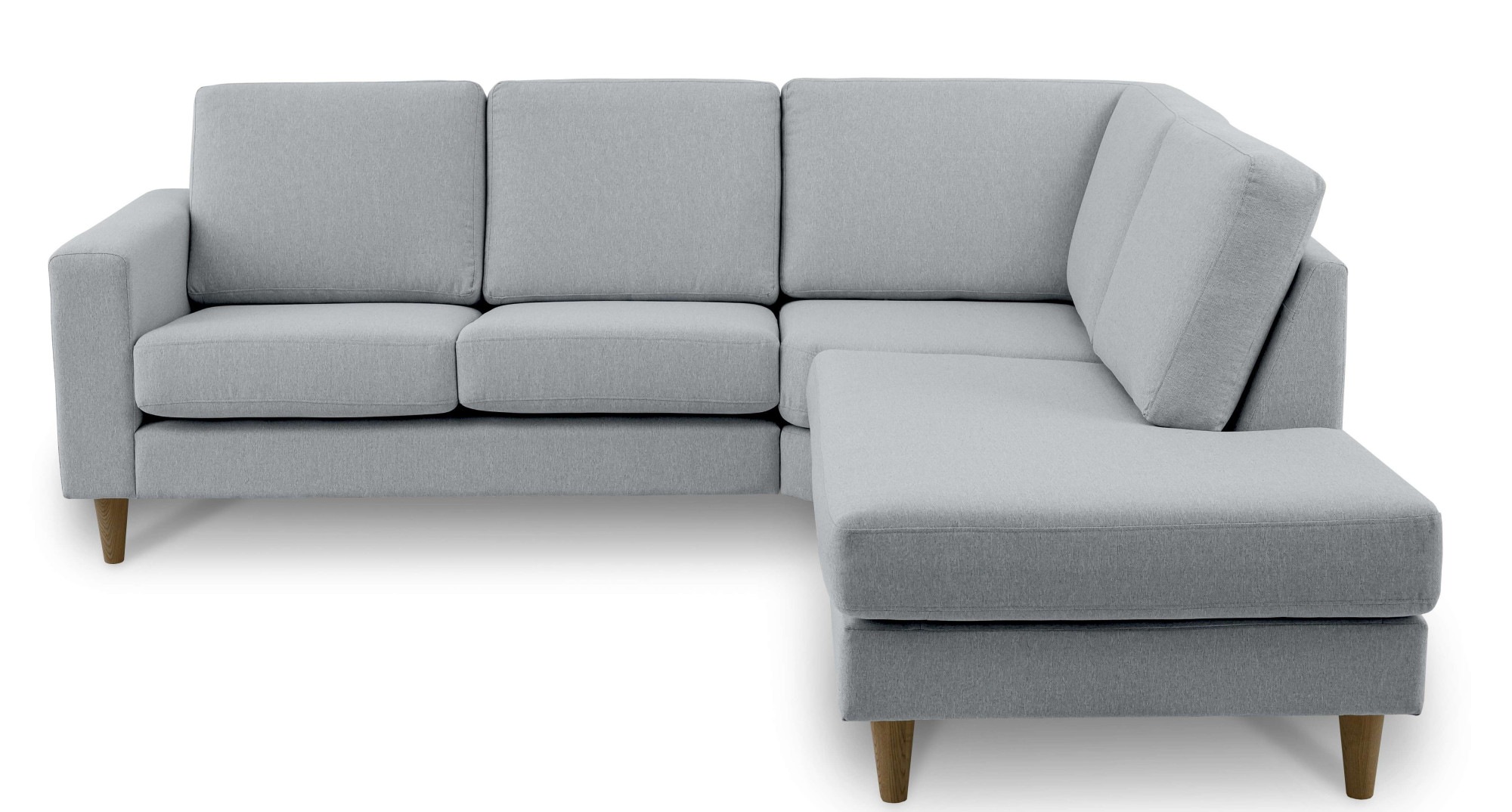 OTTO home Ecksofa »Tvinno« im skandinavischen Stil, L-Form, mit Massivholzf günstig online kaufen