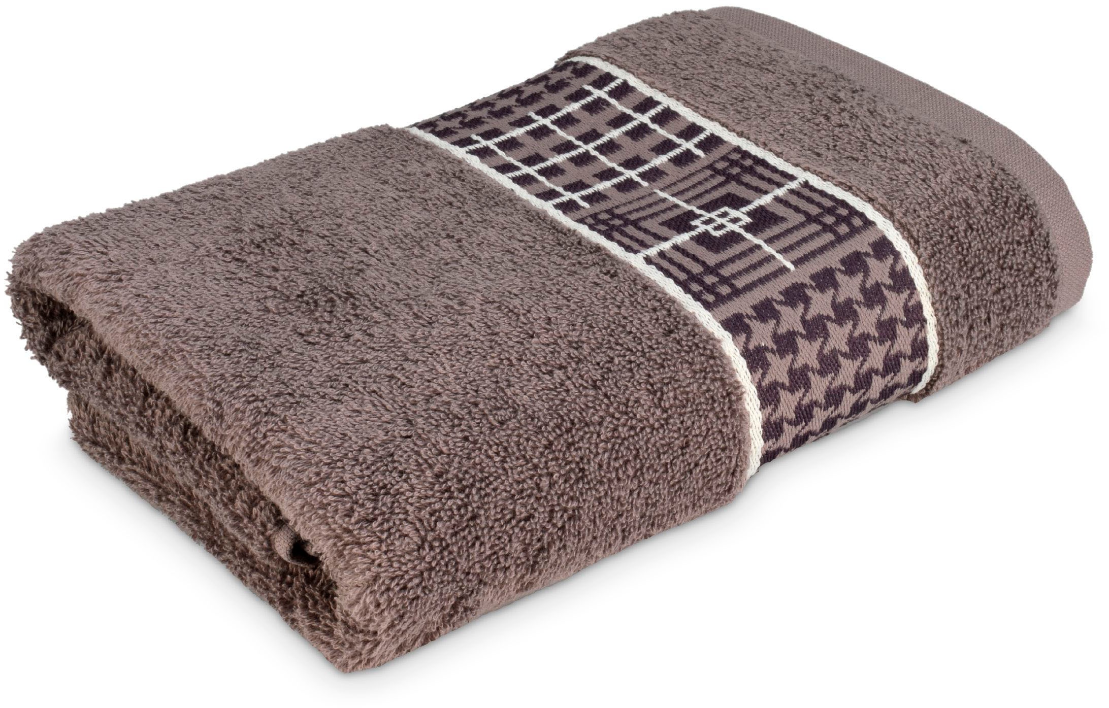 Möve for frottana Handtuch »Fjord« mit tollem Uni Karo günstig online kaufen