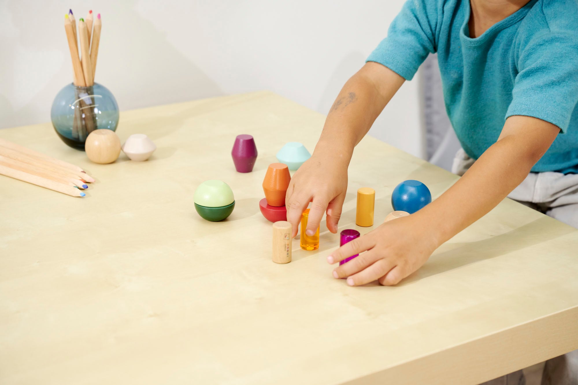 Eichhorn Stapelspielzeug »Montessori Stapelperlen«, FSC®- schützt Wald - weltweit
