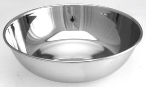PINTINOX Schüssel »Professional«, aus Edelstahl 18/10, Edelstahl 18/10, spülmaschinengeeignet, 1,2 Liter, Ø 22 cm