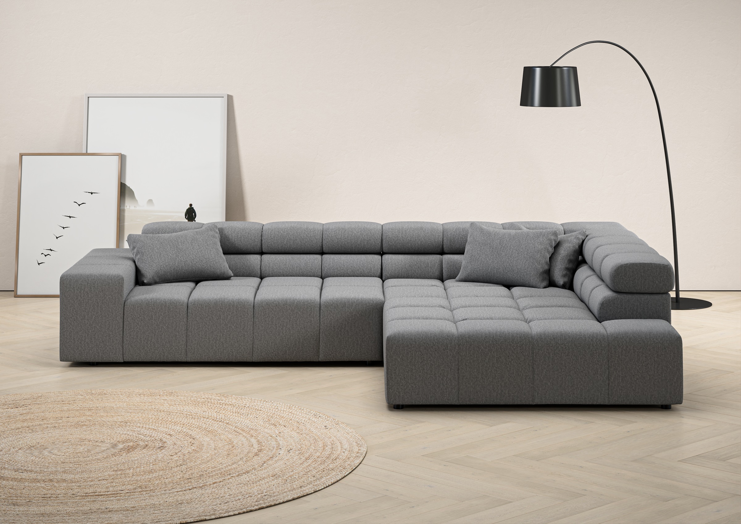 INOSIGN Ecksofa »Ancona incl. Kopfteilverstellung, OTTOs Choice, Breite 319 günstig online kaufen