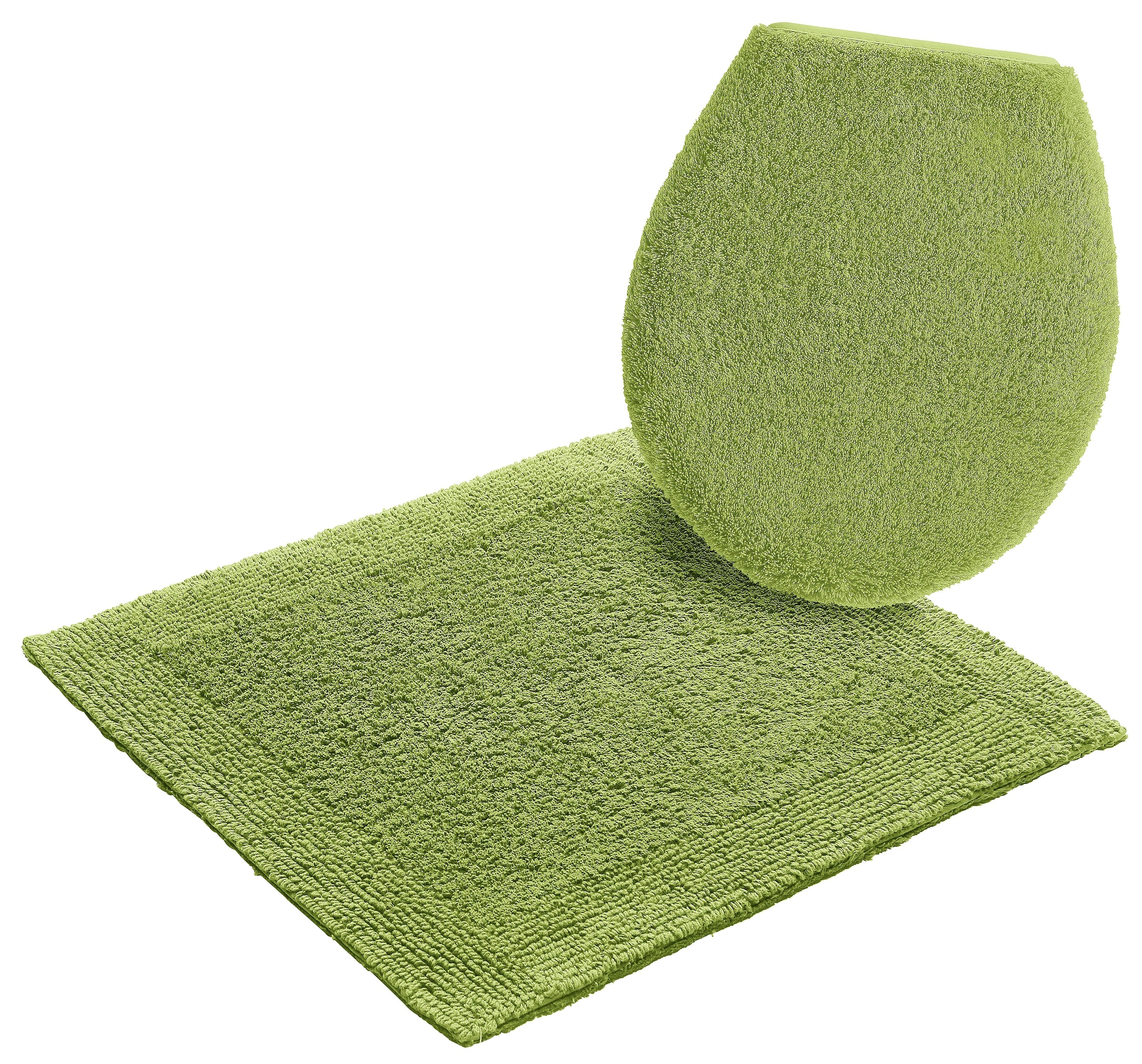 my home Badematte »Kapra, Badvorleger, Badezimmer Teppich«, beidseitig nutzbar-fußbodenheizungsgeeignet-strapazierfähig, mit Bordüre, Badteppich, Badematte