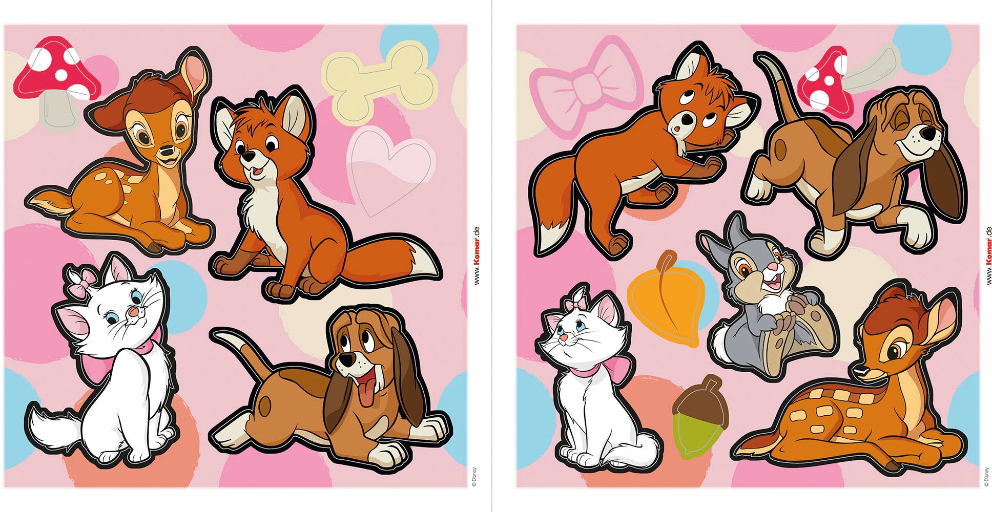 Komar Wandtattoo »Playful Kindergarten - Größe 50 x 70 cm«, (16 St.), selbstklebend, Wandsticker, Kinderzimmer