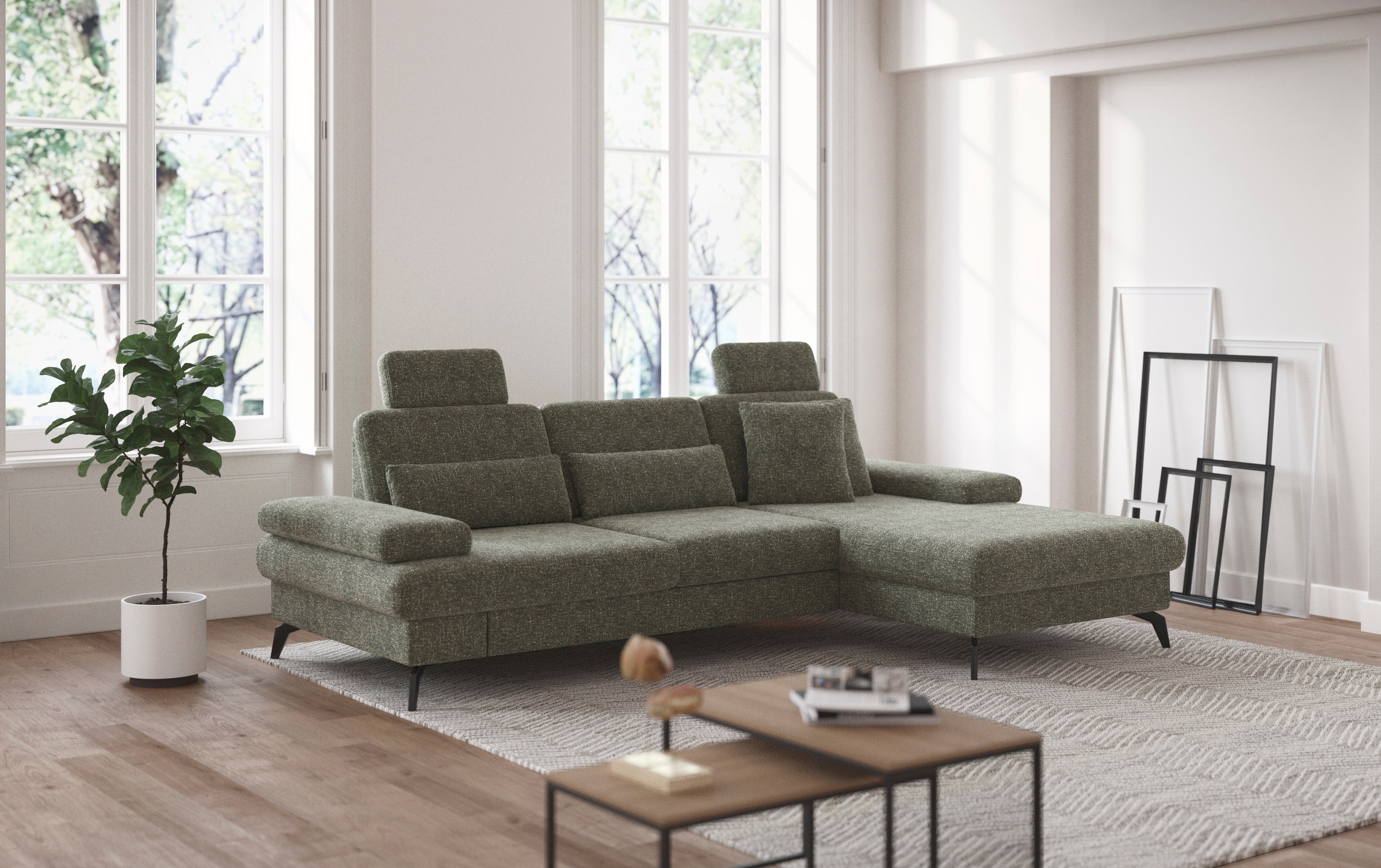 sit&more Ecksofa »Morris L-Form, inkl. Sitztiefenverstellung«, wahlweise mi günstig online kaufen