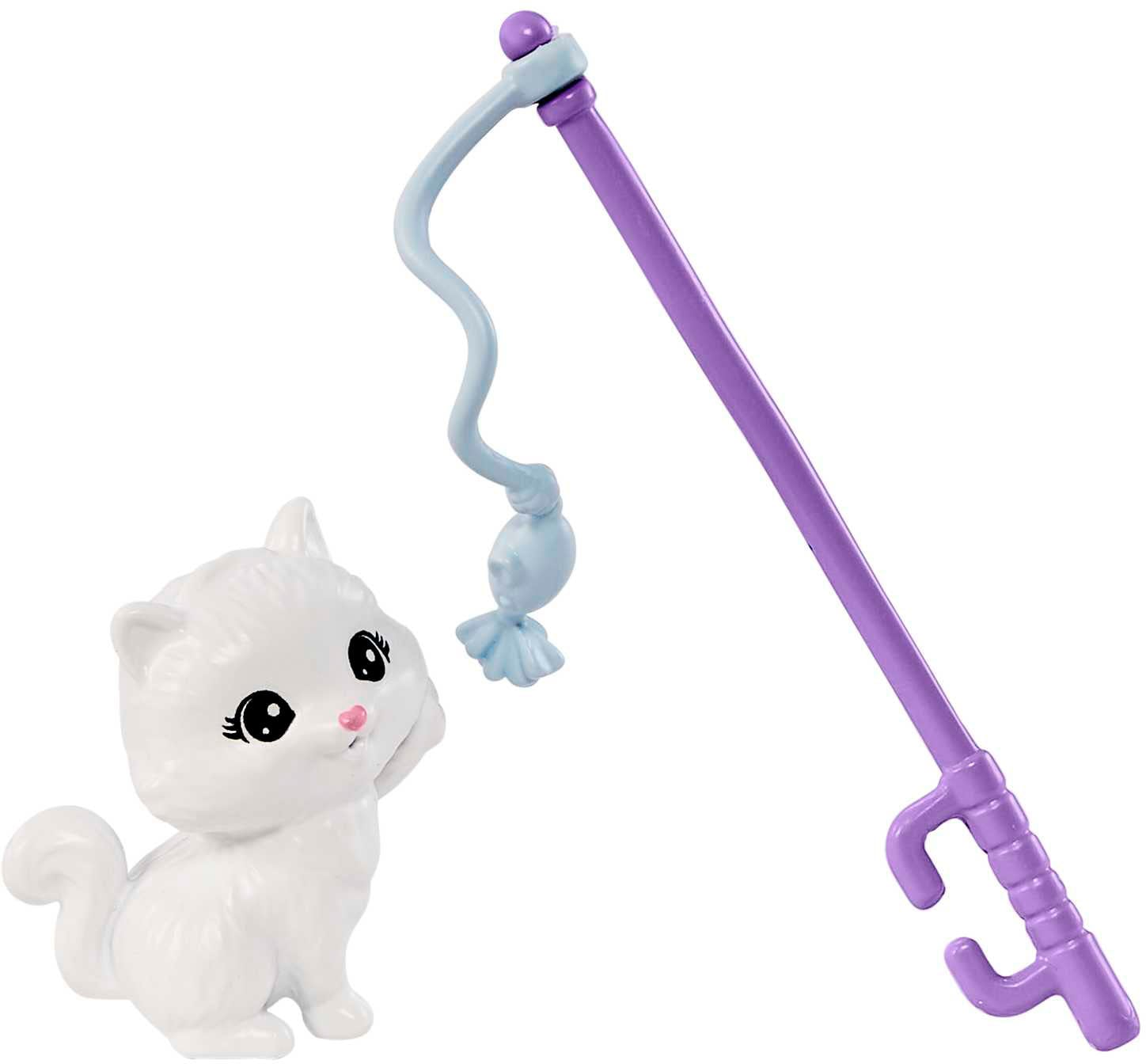 Barbie Anziehpuppe »Barbie-Puppe und Kätzchen Kratzbaum«, Spielset mit Zubehör