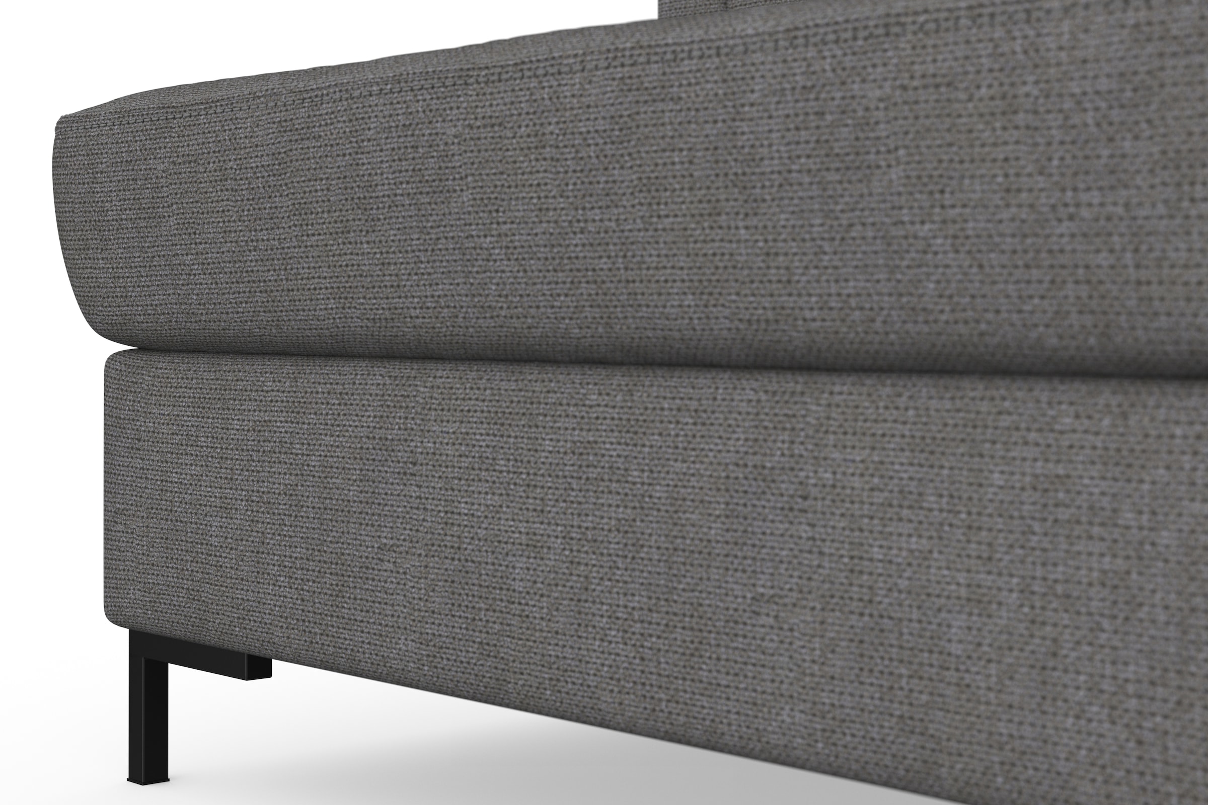 DOMO collection Wohnlandschaft »Capelo, komfortabel, klare Linien zeichnen dieses Design aus, U-Form«, mit Armteilverstellung, wahlweise mit Bettfunktion, Federkern