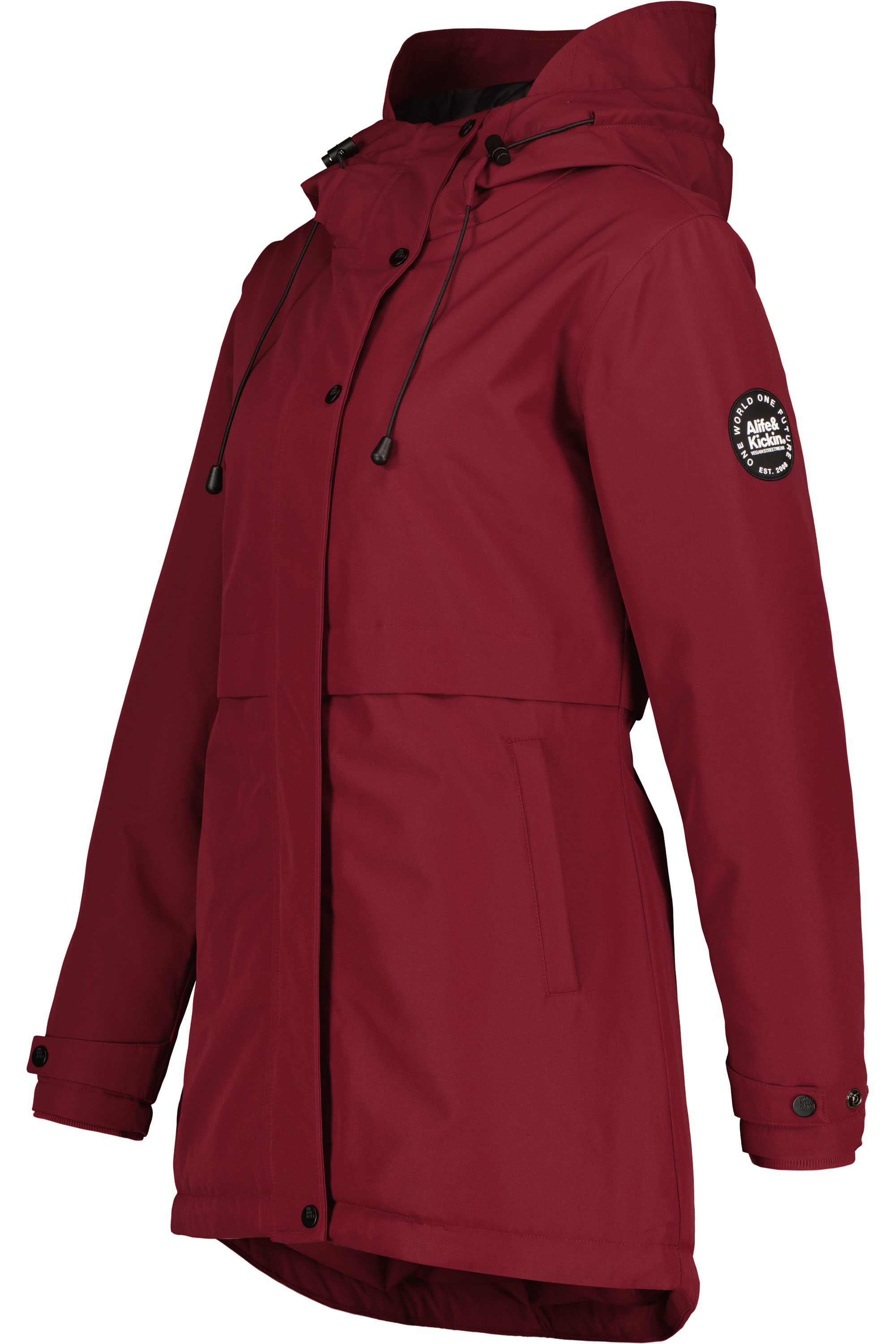 Alife & Kickin Winterjacke »Damen MarlyAK A«, Leicht taillierte Jacke mit Ärmelbündchen und Kapuze