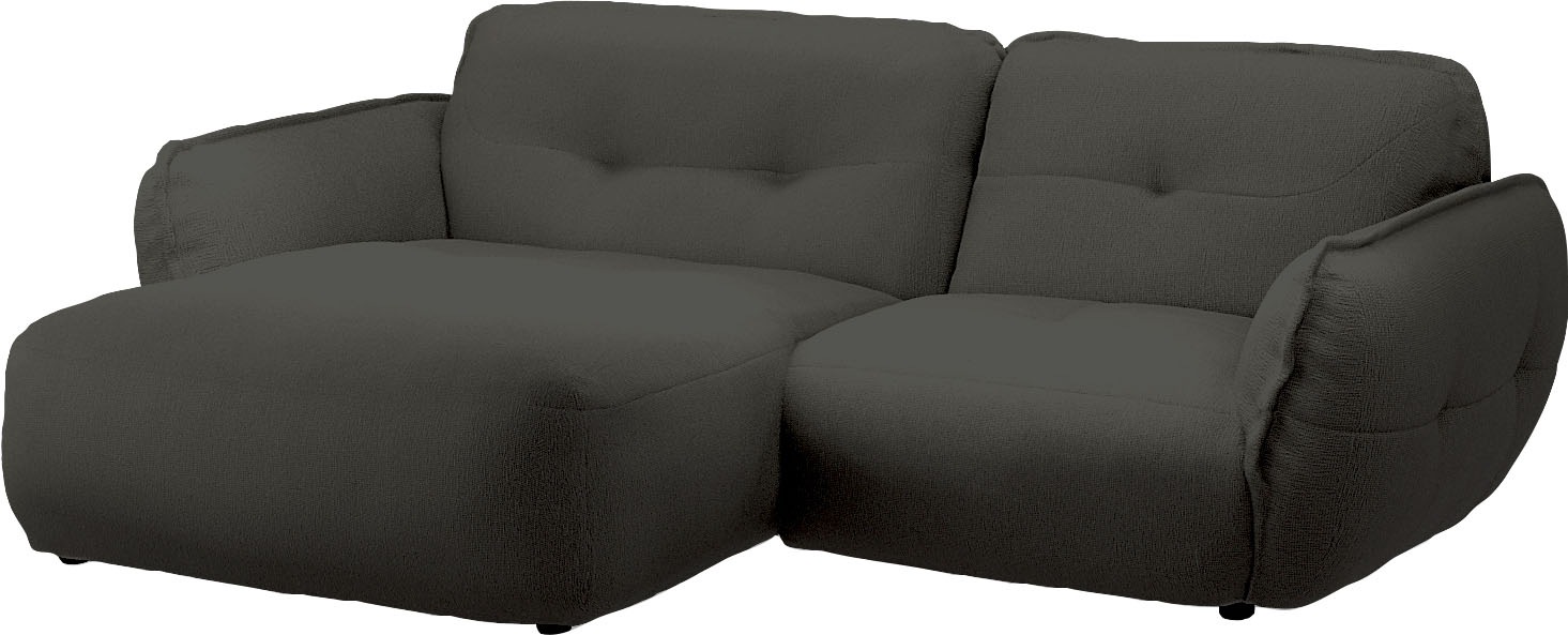 BETYPE Ecksofa »Be Fluffy«, Softes Sitzgefühl, moderne Kedernaht, hochwertiger Bezug