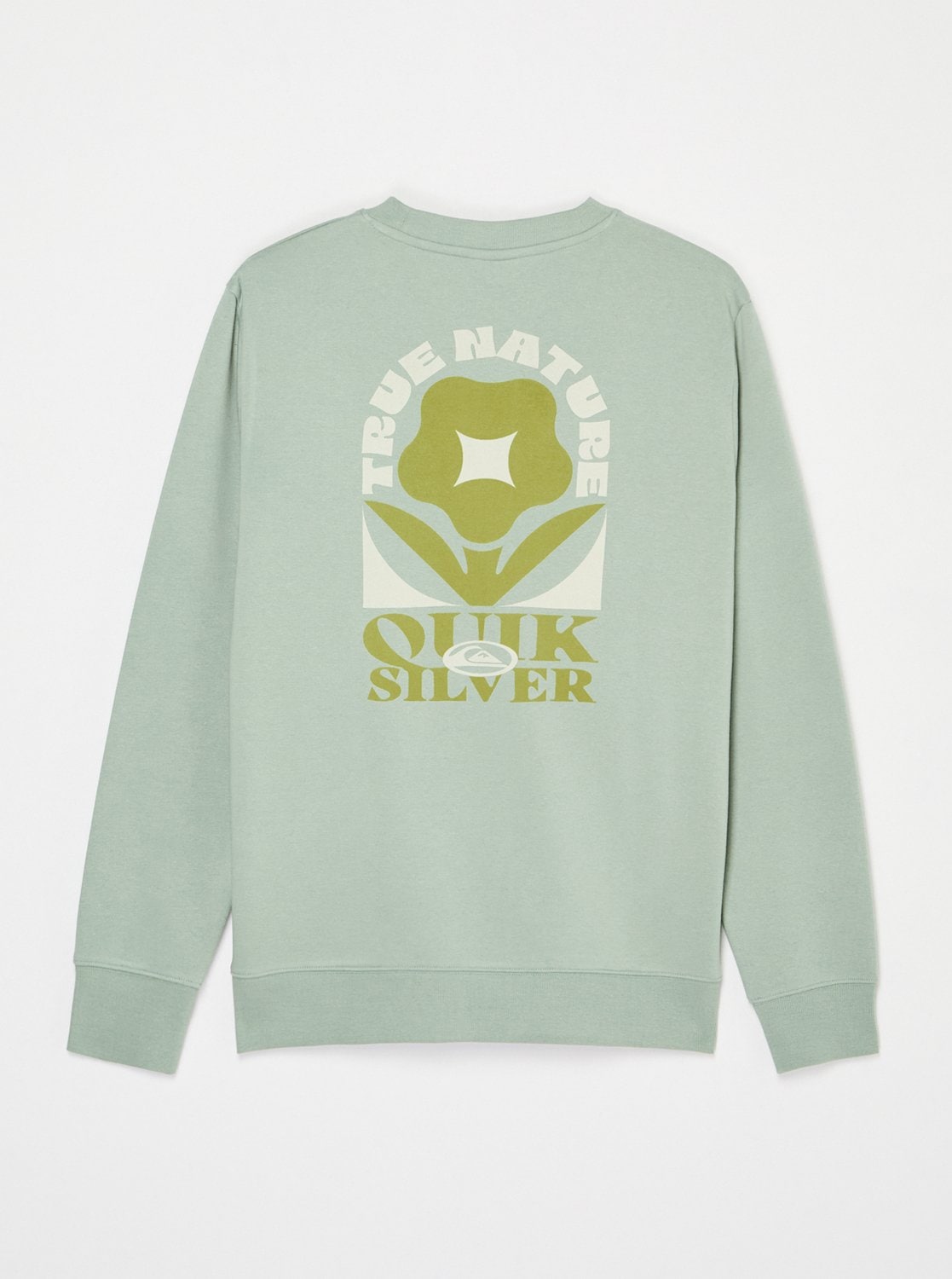 Quiksilver Sweatshirt »TRUE CREW«, aus Baumwolle und Polyester, erhältlich in den Größen S bis XXL
