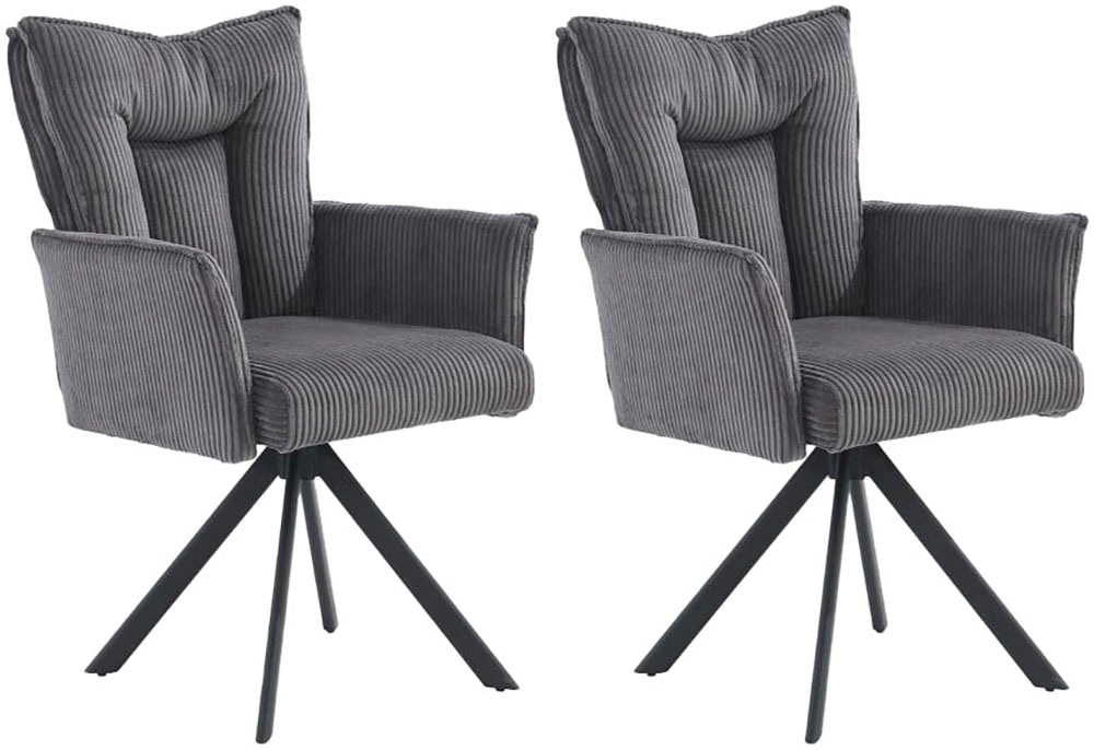 Jockenhöfer Gruppe Drehstuhl »Marc (Set, 2 St.)«, (Set), 2 St., Cord, Inklu günstig online kaufen