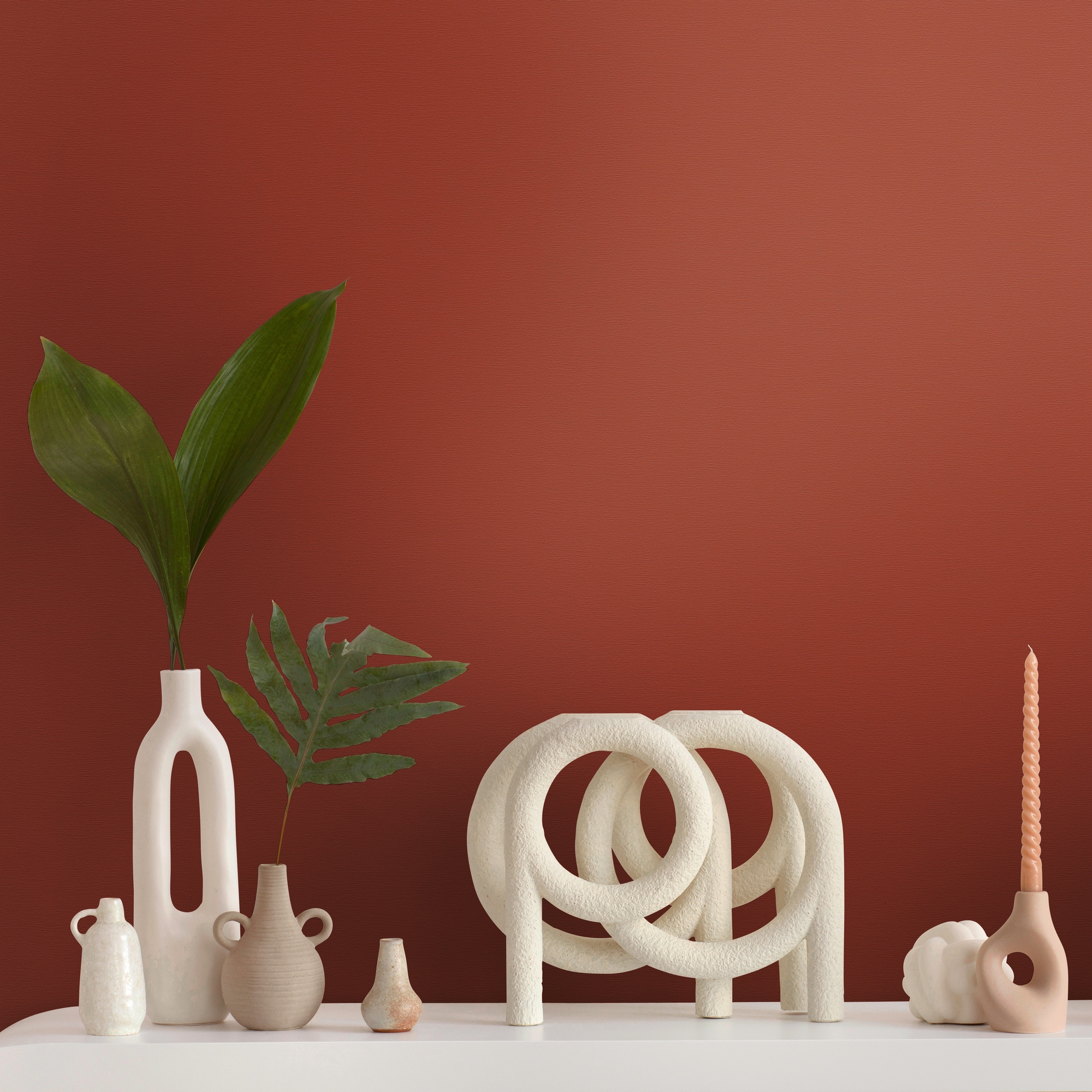 A.S. Création Vliestapete »French Affair Unitapete mit Oberflächenstruktur Landhaus« matt strukturiert Vliestapete Uni für Schlafzimmer Küche Wohnzimmer Uni Design modern