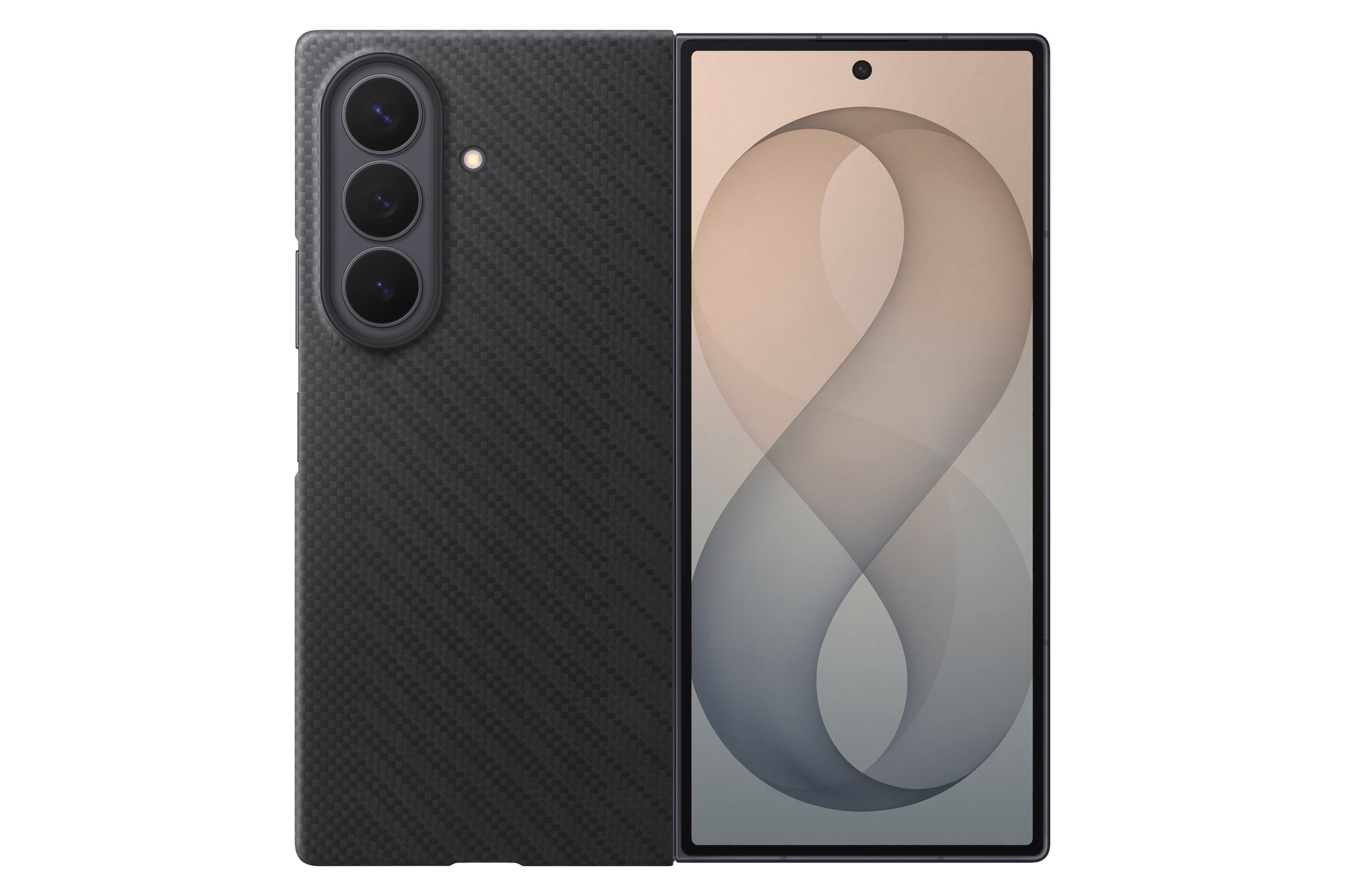 Samsung Smartphone-Hülle »Carbon Magnet Case für Galaxy Fold8 Ultra« Smartphones Backcover, Schutzhülle, Handyschutzhülle, Case, Schutzcase, stoßfest