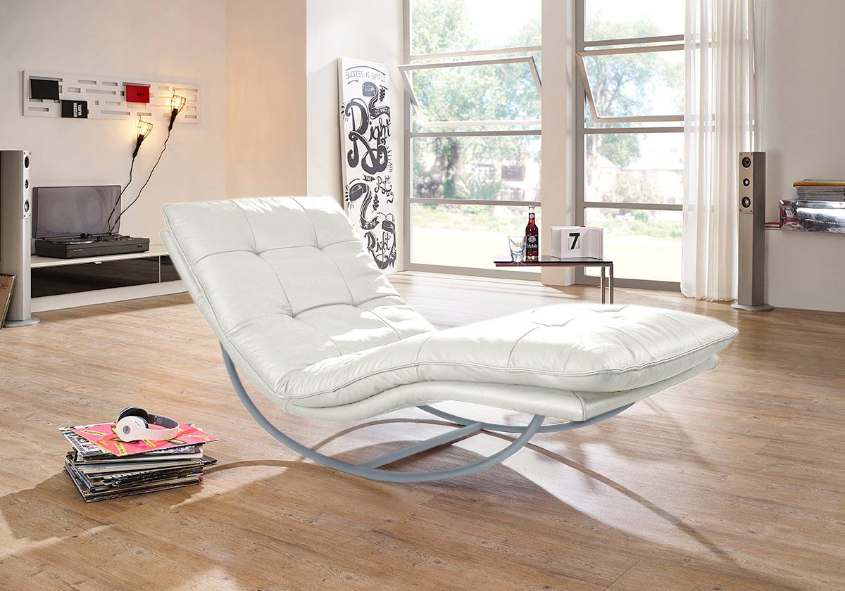 W.SCHILLIG Relaxliege "daily dreams" in Waffelkissen-Optik, Schaukelgestell günstig online kaufen