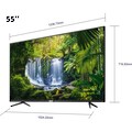 TCL LED-Fernseher »55P616X1«, 139 cm/55 Zoll, 4K Ultra HD, Smart-TV, Android 9.0 Betriebssystem