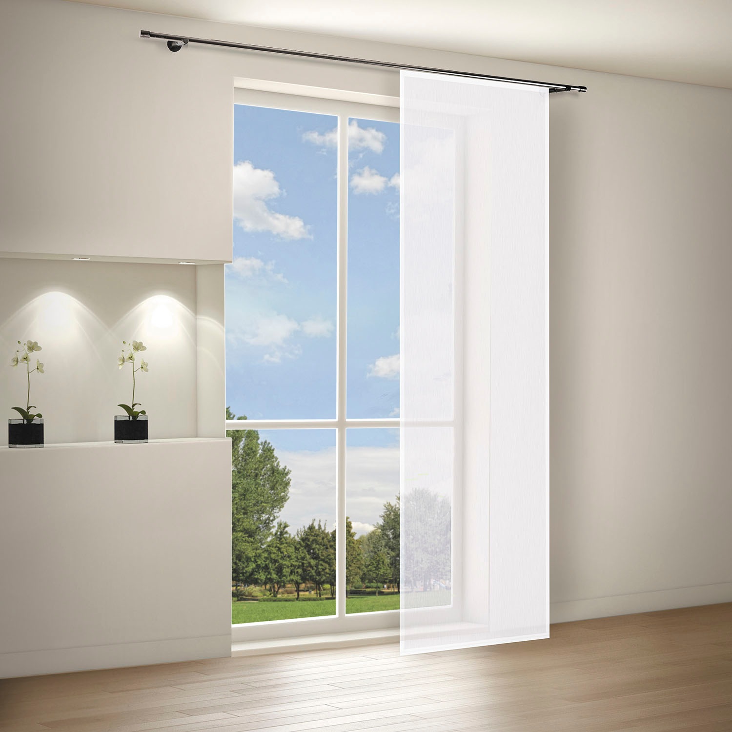 Gerster Schiebegardine »Raika« Paneelwagen 1 Stk. tlg. Schiebevorhang "Raik günstig online kaufen