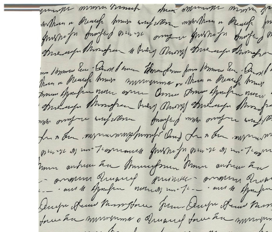 Adam Vorhang »Scribble«, (1 St.), aus Bio-Baumwolle