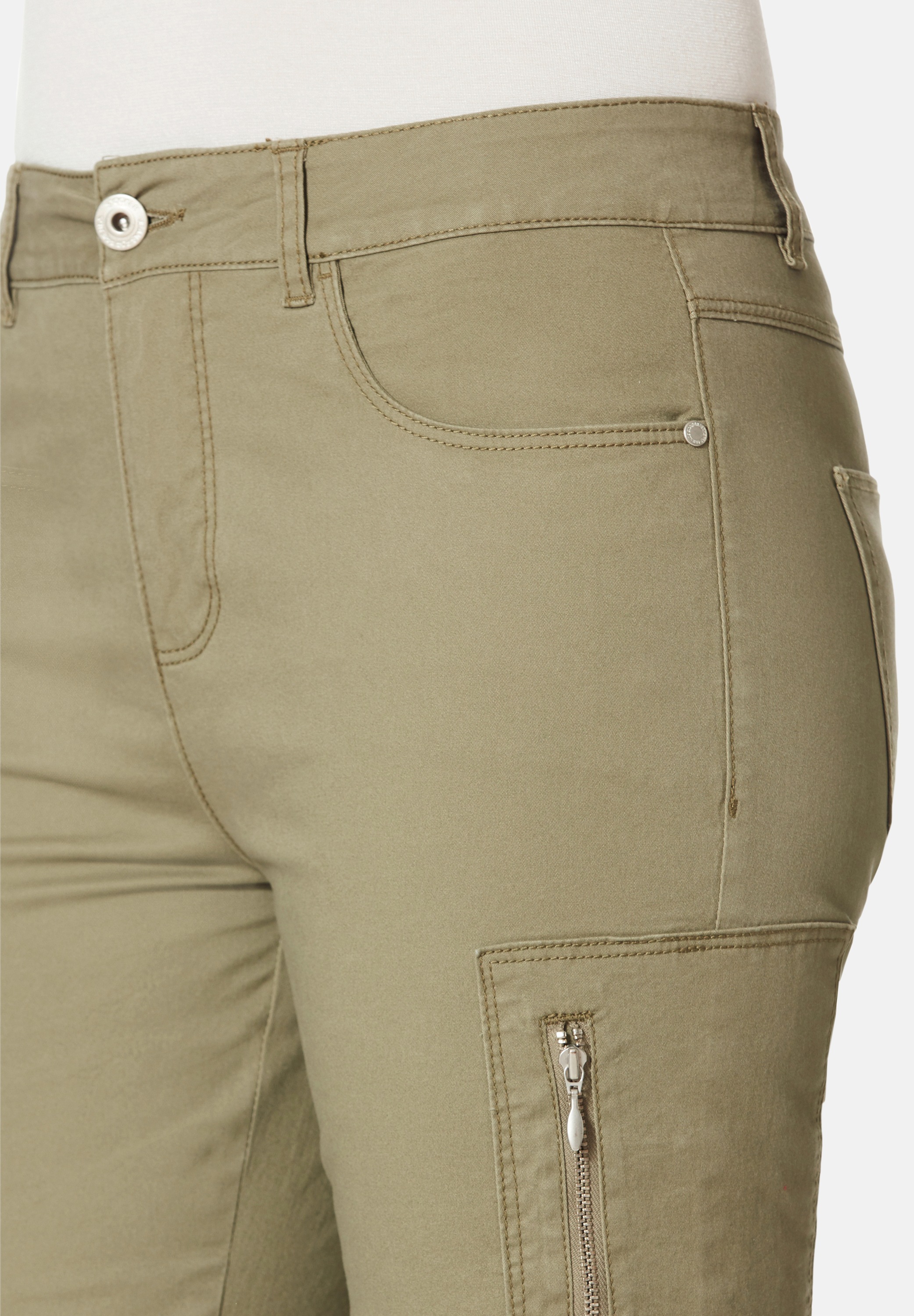 STOOKER WOMEN 7/8-Hose »Tahiti Fashion Capri Slim Fit«, Capri Slim Fit Casual Clean Wash Twill Coloured für Damen