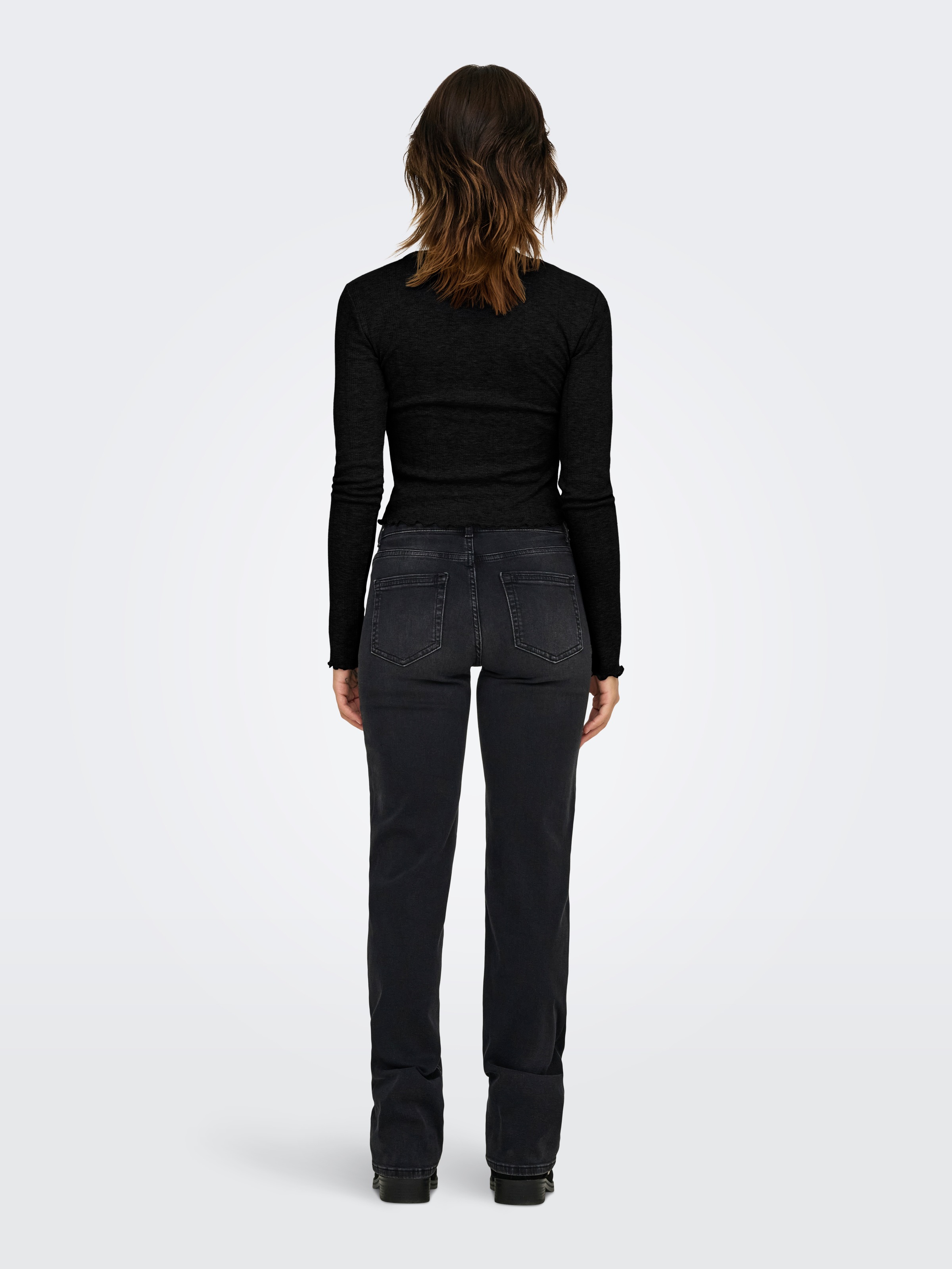 ONLY Langarmshirt »ONLCARLOTTA L/S WRAP TOP JRS«