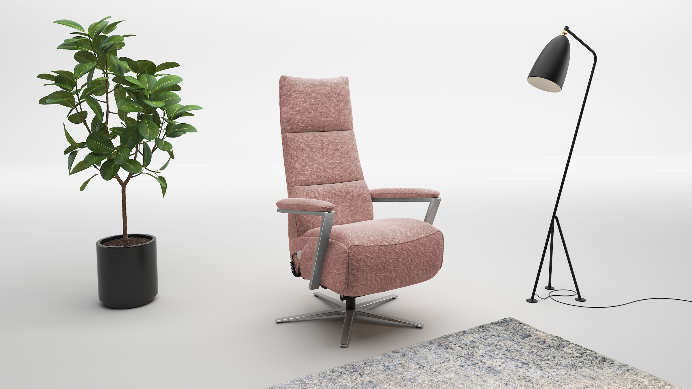 sit&more TV-Sessel »Vario Comfort, inkl. Kopfteilverstellung & 360 Grad Dre günstig online kaufen