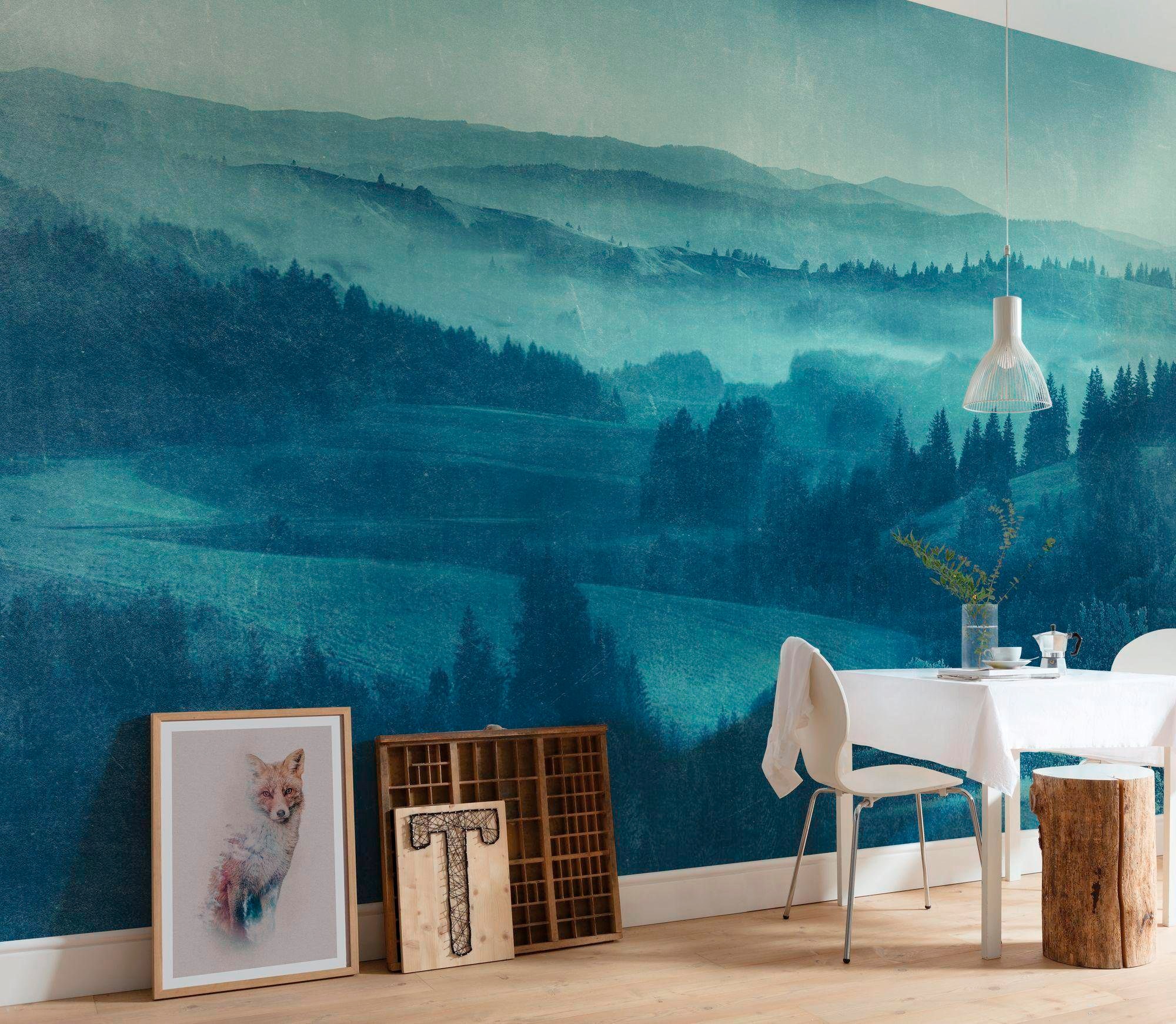 Komar Vliestapete »Digitaldruck Vlies - Twilight - Größe 400 x 250 cm«, bedruckt, Wohnzimmer, Schlafzimmer