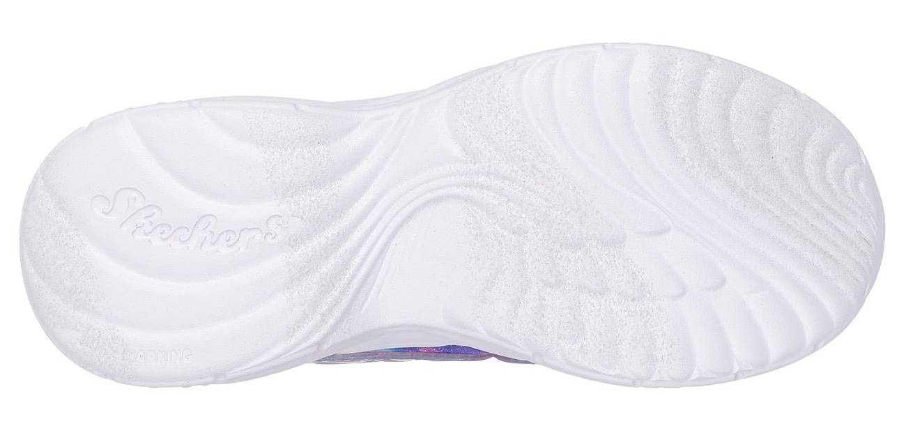 Skechers Slip-On Sneaker »DREAM RACER«, Blink,-Klettschuh mit Herz-Applikation, Größenschablone zum Download