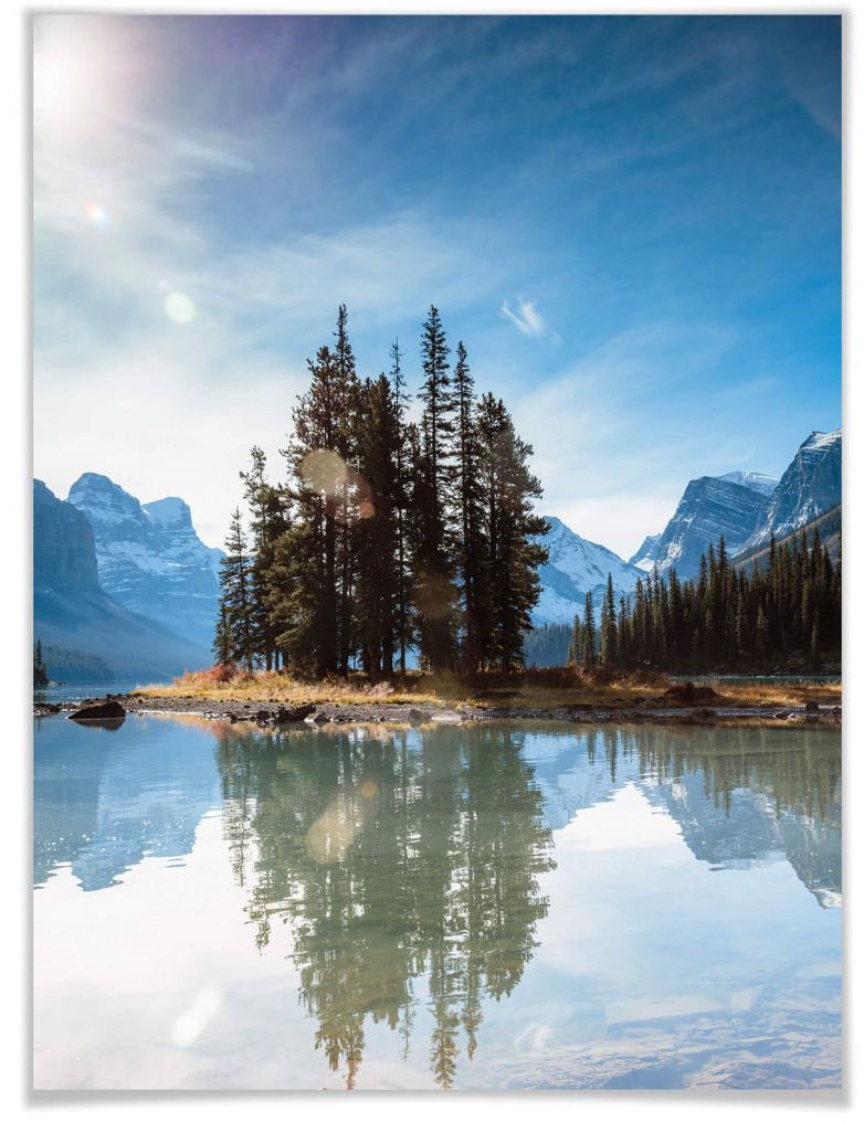 Wall-Art Poster »Jasper-Nationalpark Kanada«, Kanada, St.), Wandposter kaufen Wandbild, (1 Rechnung auf Bild, Poster