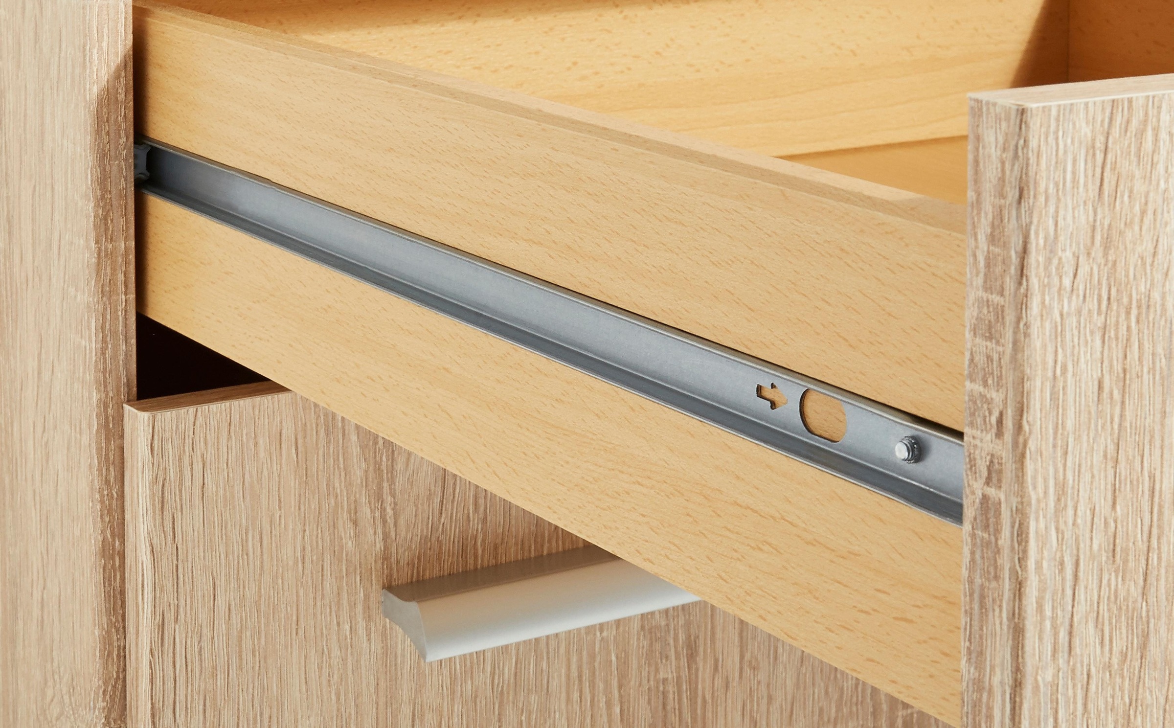 priess Kleiderschrank »Schrank Garderobe Wäscheschrank Barcelona in 5 Breiten«, viel Stauraum, geräumige Schubkästen, mit Spiegel, MADE IN GERMANY