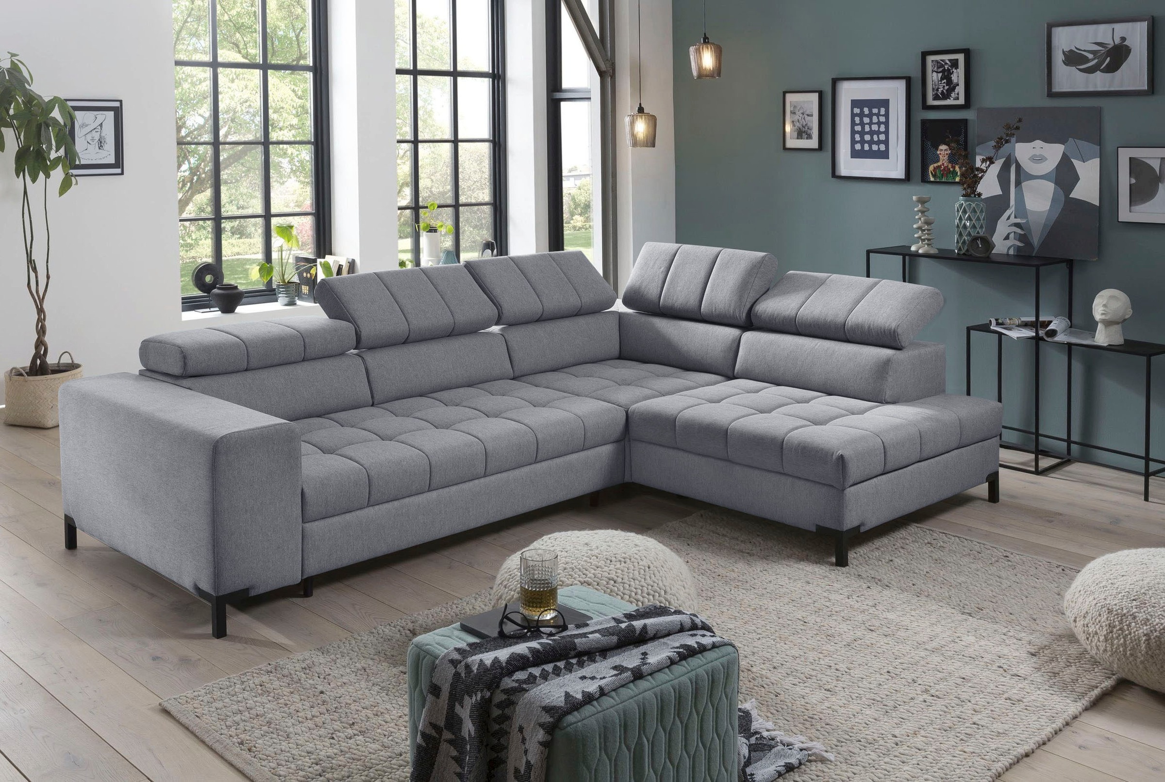 exxpo - sofa fashion Ecksofa »Bocco, hochwertige Verarbeitung, toller Sitzk günstig online kaufen