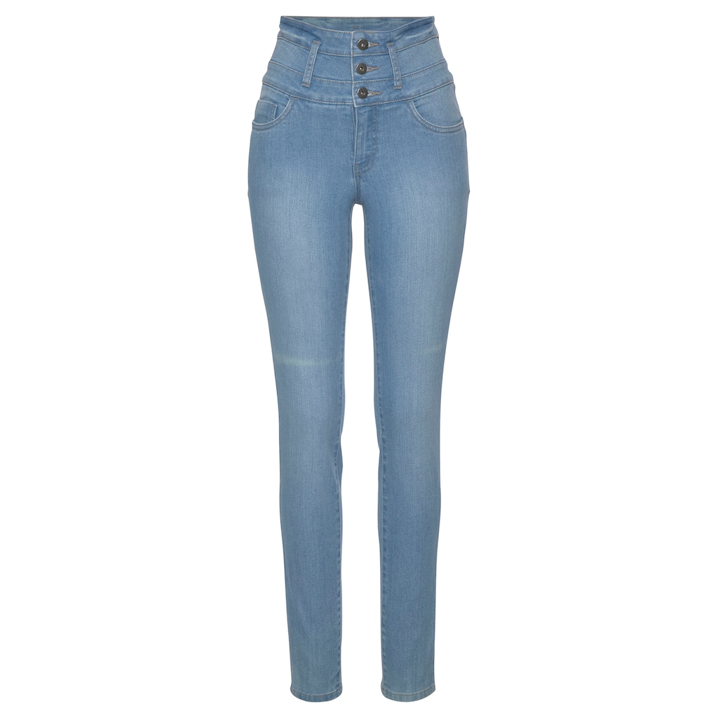 Arizona Slim-fit-Jeans »mit extra breitem Bund«