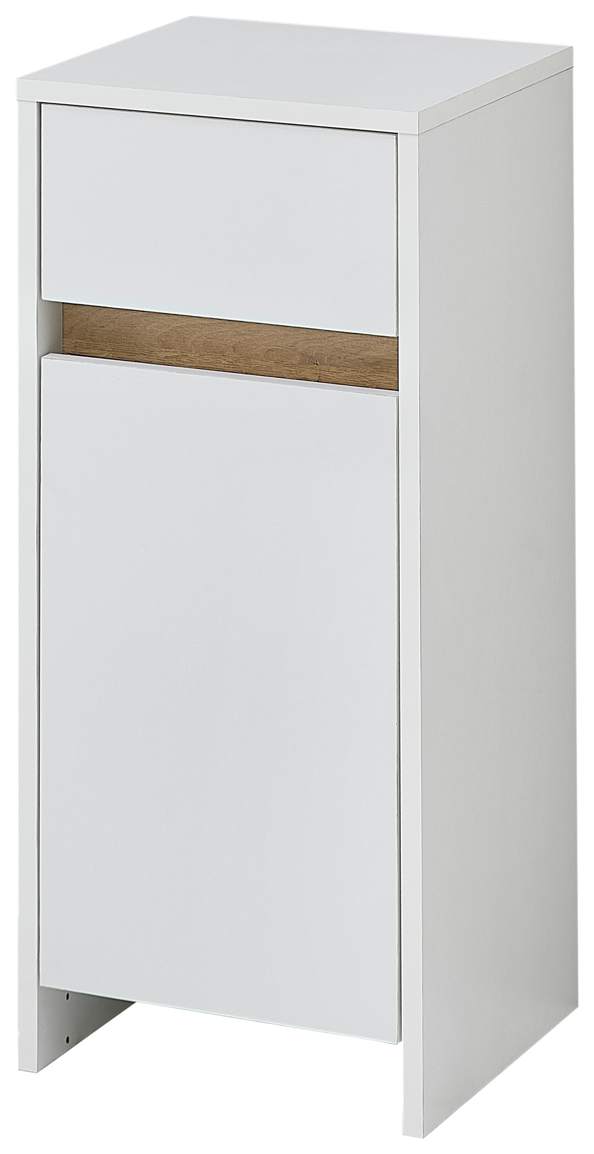 Saphir Unterschrank »Quickset 100, Badschrank 32,4 cm, 1 Tür und 1 Schublade« Badezimmerschrank, 1 Einlegeboden, 73,8 cm hoch, mit Akzentfuge