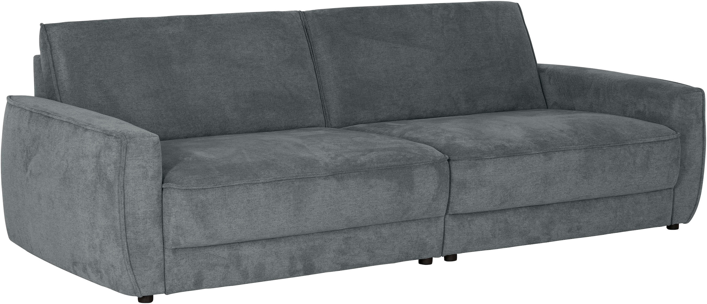 Die PlanBar Big-Sofa »ZE-EM24139, 258 cm breit, 2-teilige XXL Couch mit Softsitz« Kaltschaum Polstersofa, optional mit Sitztiefenverstellung