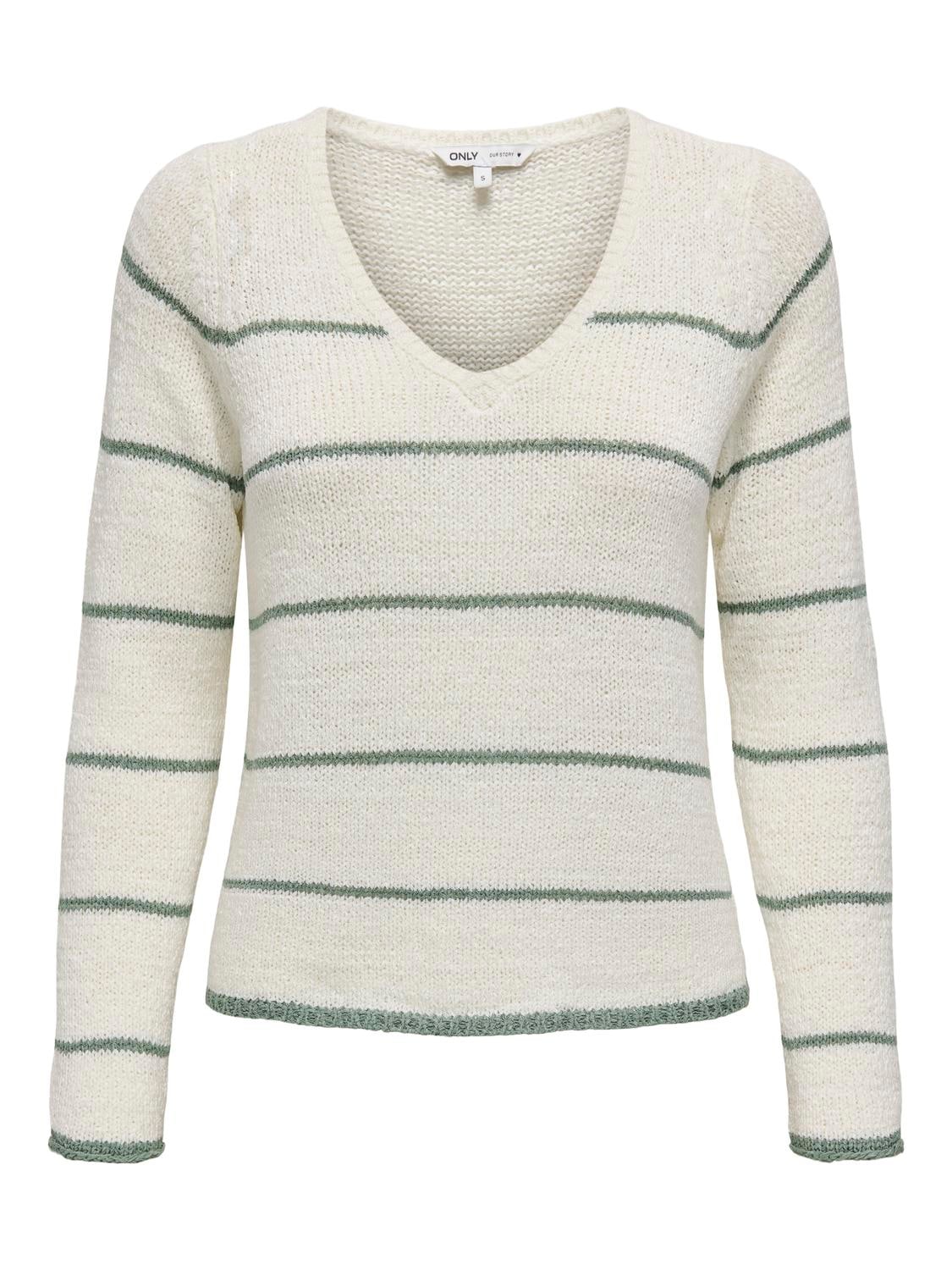 ONLY V-Ausschnitt-Pullover »ONLGEENA L/S V-NECK KNT NOOS«