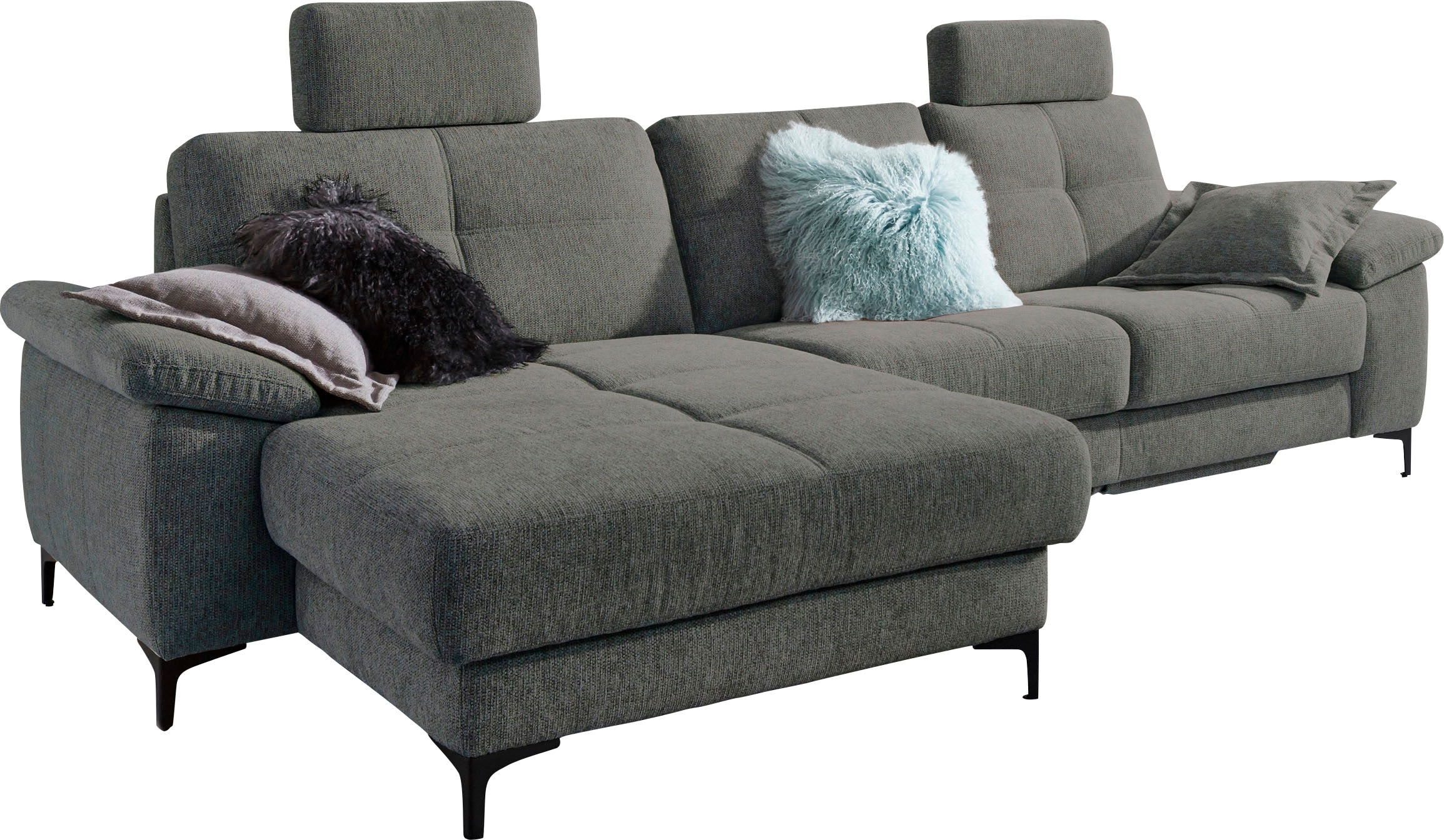 3C Carina Ecksofa »Burnaby L-Form«, 2 Kopfstützen, optional mit Schlaf- und günstig online kaufen
