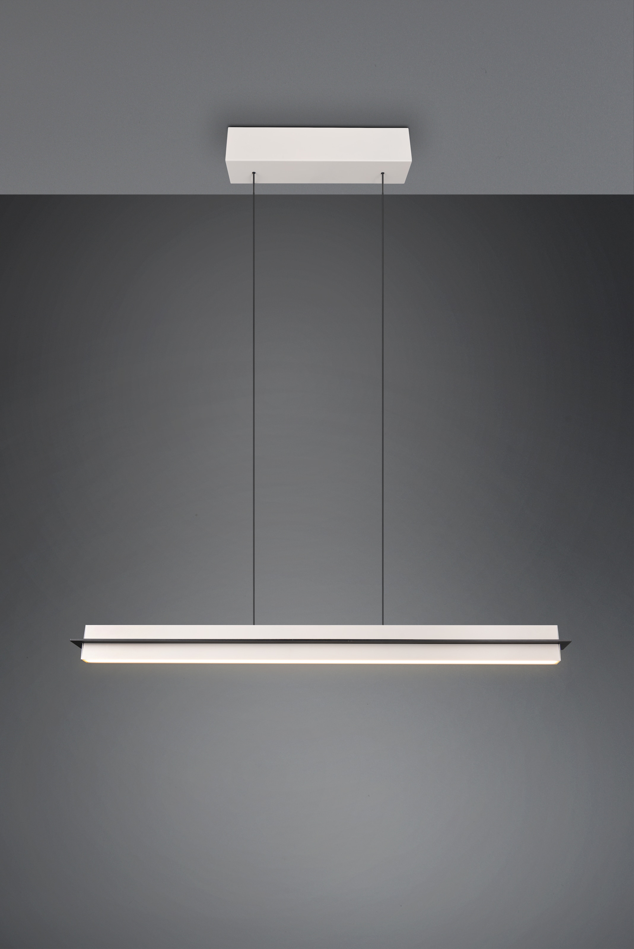 TRIO Leuchten LED Pendelleuchte »EMERSON, LED Hängeleuchte höhenverstellbar, 4-Stufen Touch Dimmer«, 1 flammig, Leuchtmittel LED-Board | LED fest integriert, Lichtfarbe einstellbar 2700-5000K warm- bis kaltweiß, Höhe max 150 cm