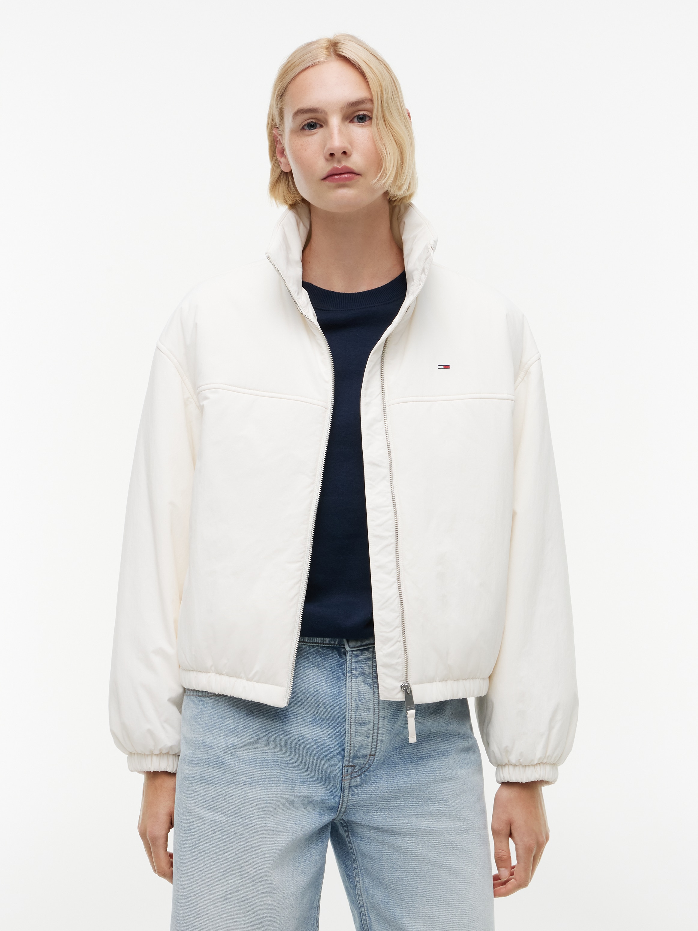 Tommy Jeans Blouson »TJW PADDED HIGH NECK JACKET« Kunstfaser