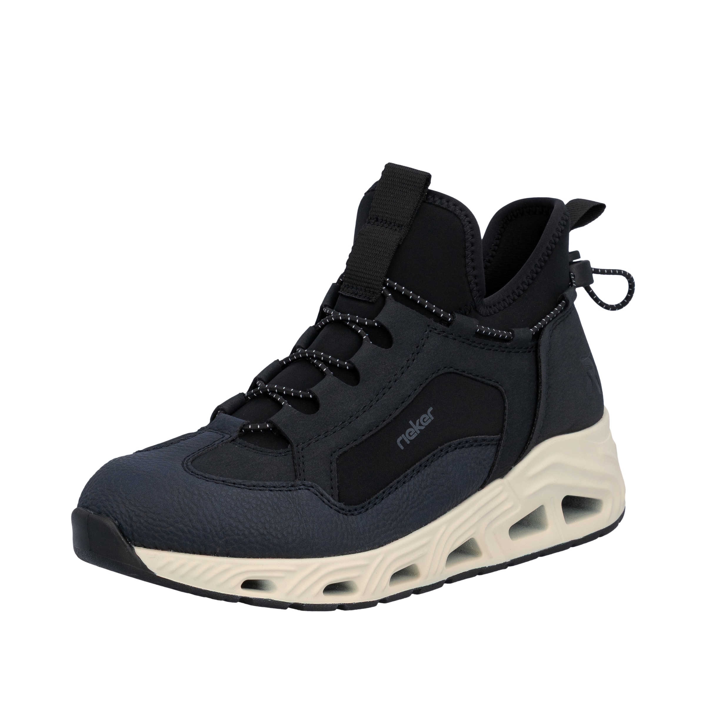 Rieker Slip-On Sneaker  Freizeitschuh, Schlupfboots, High-Top-Sneaker, Slip-On mit Gummizug