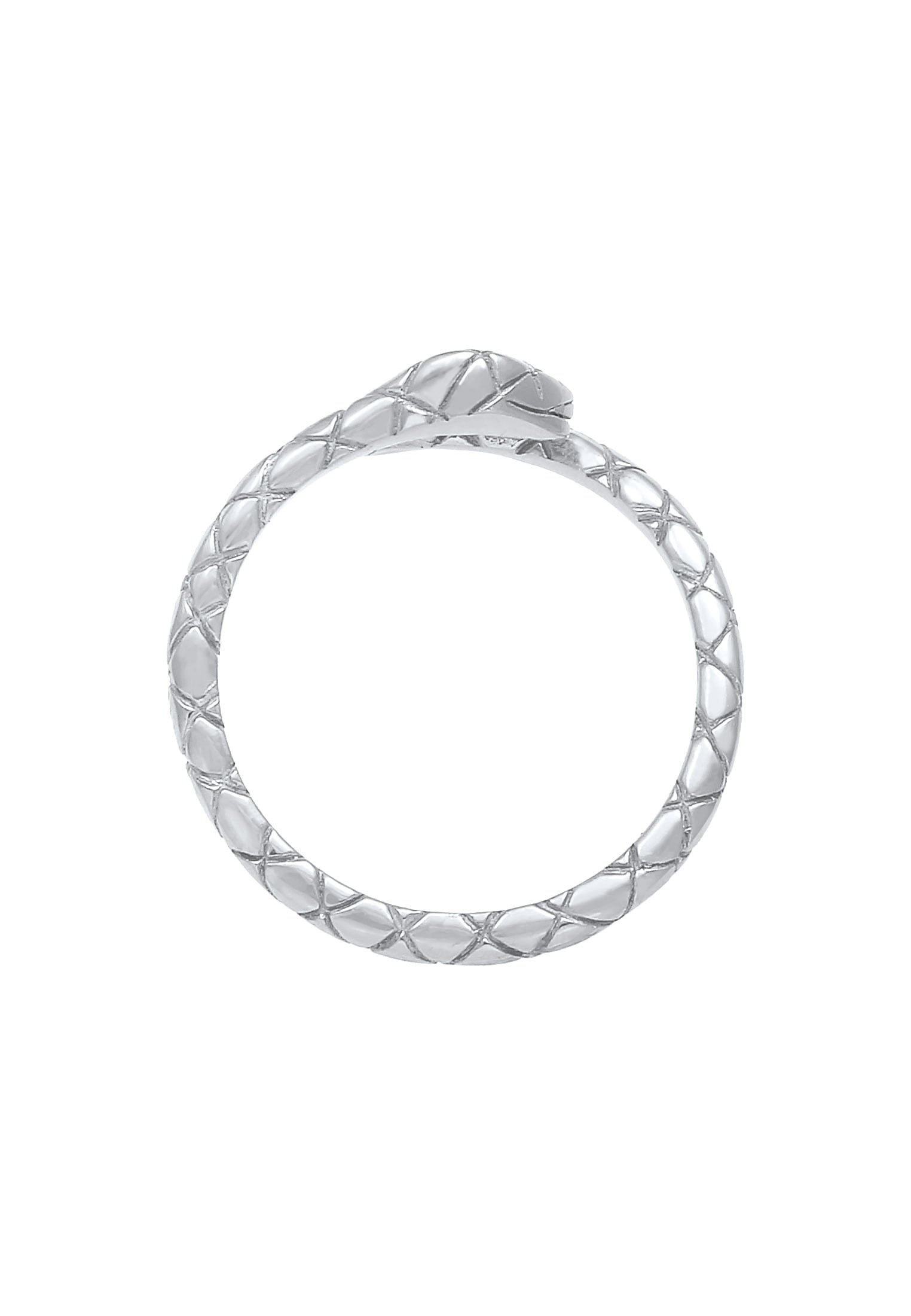 Elli Fingerring »Schlange Snake Verstellbar 925 Silber«