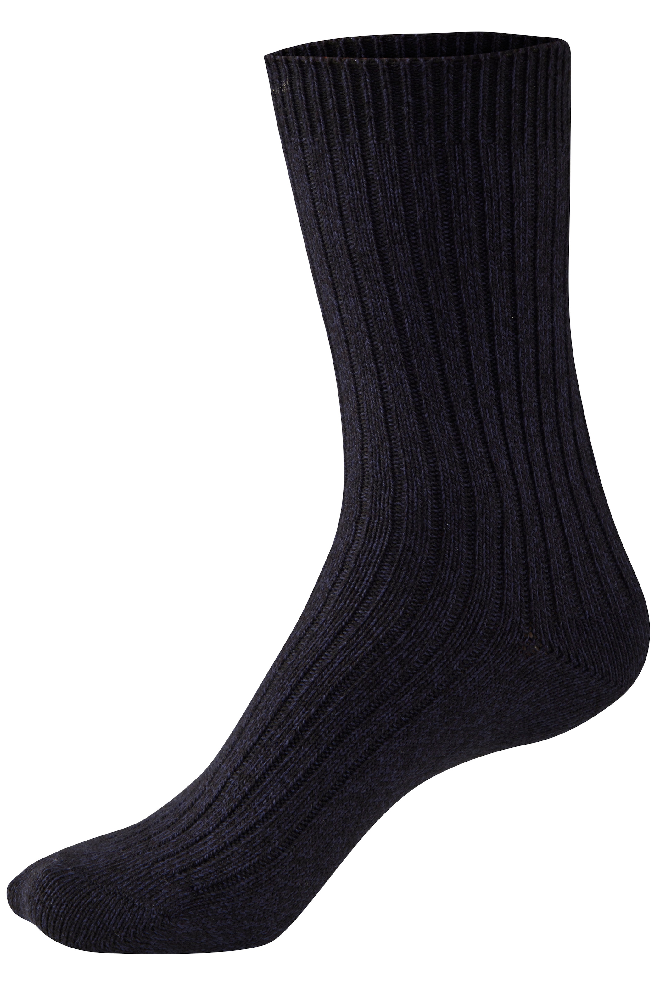 Copenhagen Studios Basicsocken 1 Paar tlg. gerippt mit Logo Stickerei