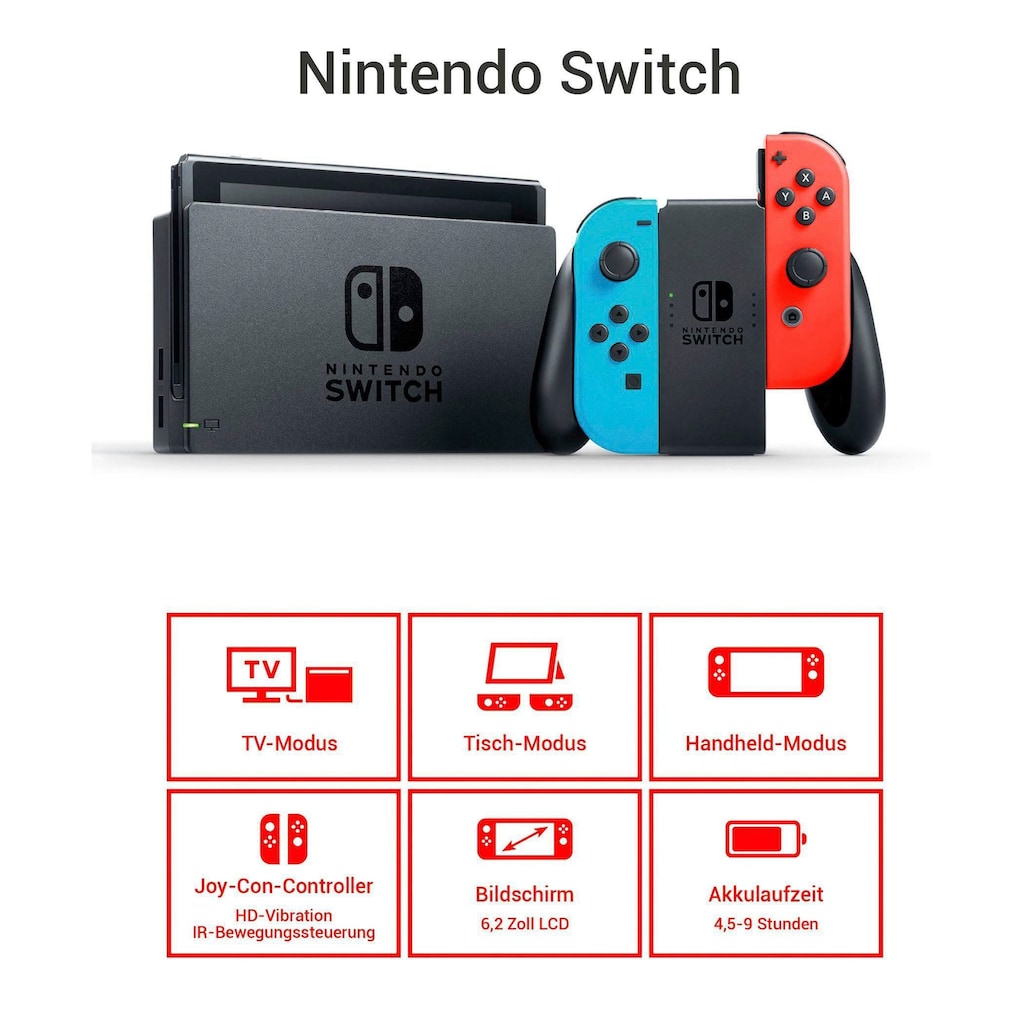 Nintendo Switch Spielekonsole, inkl. Ring Fit Adventure
