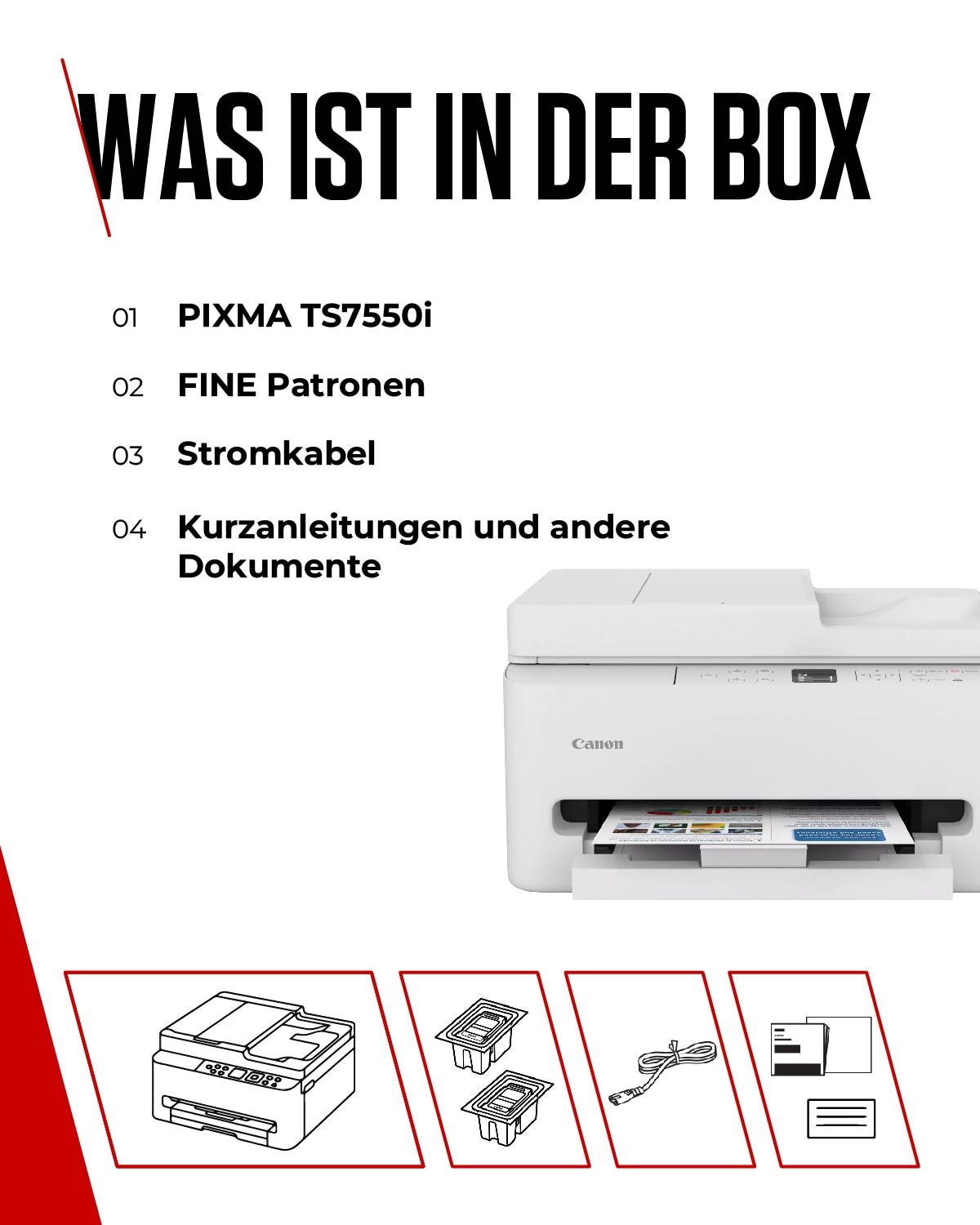 Canon Multifunktionsdrucker »PIXMA TS7550i«