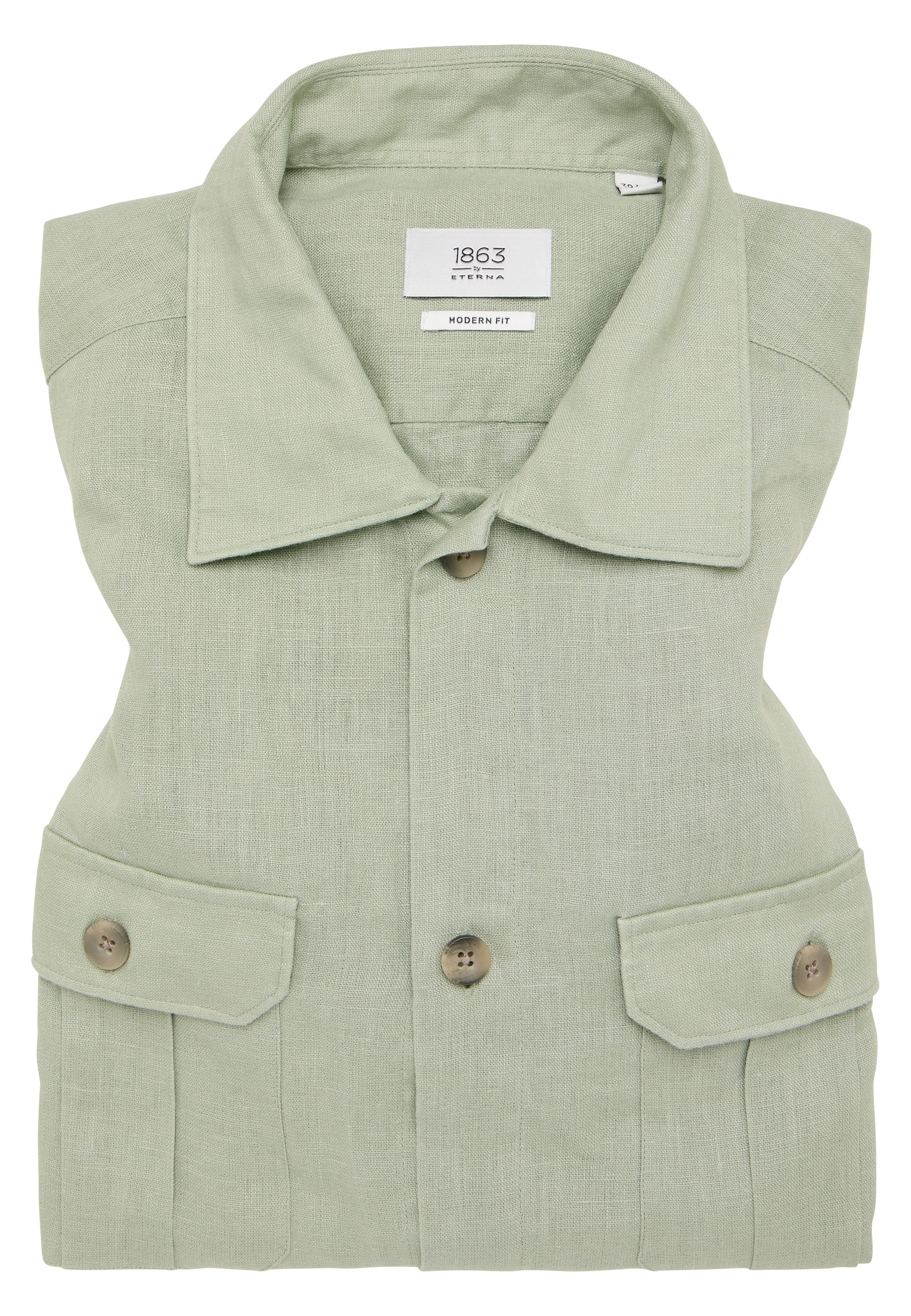 Eterna Langarmhemd »MODERN FIT«, EASY IRON (bügelleicht)