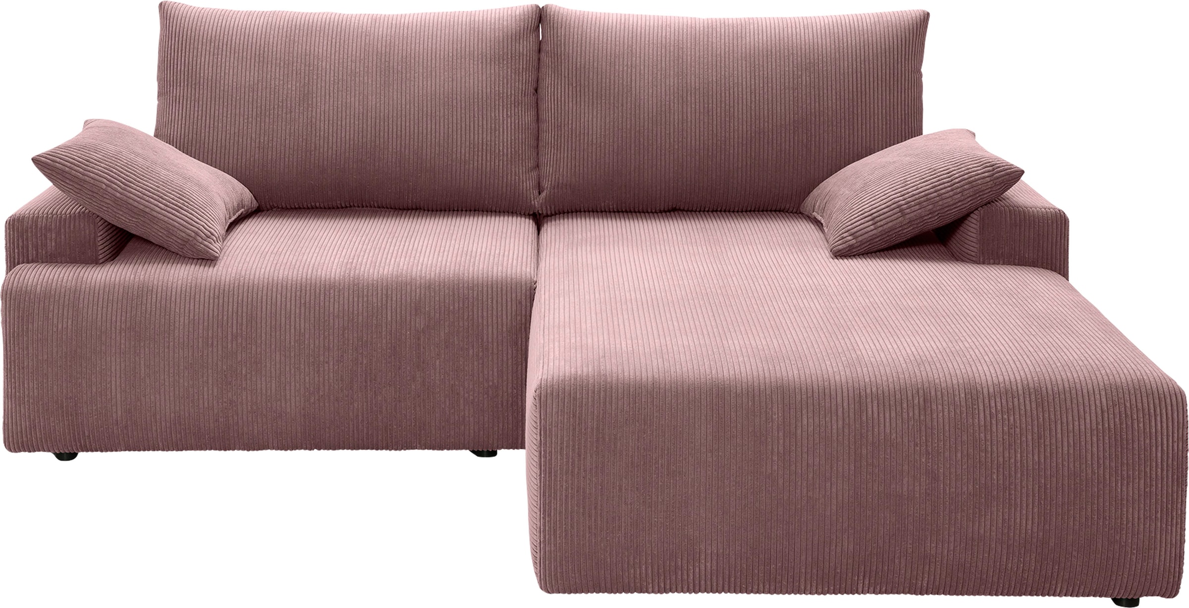 exxpo - sofa in auf Raten Bettkasten Ecksofa inklusive und Bettfunktion kaufen »Orinoko«, verschiedenen Cord-Farben fashion