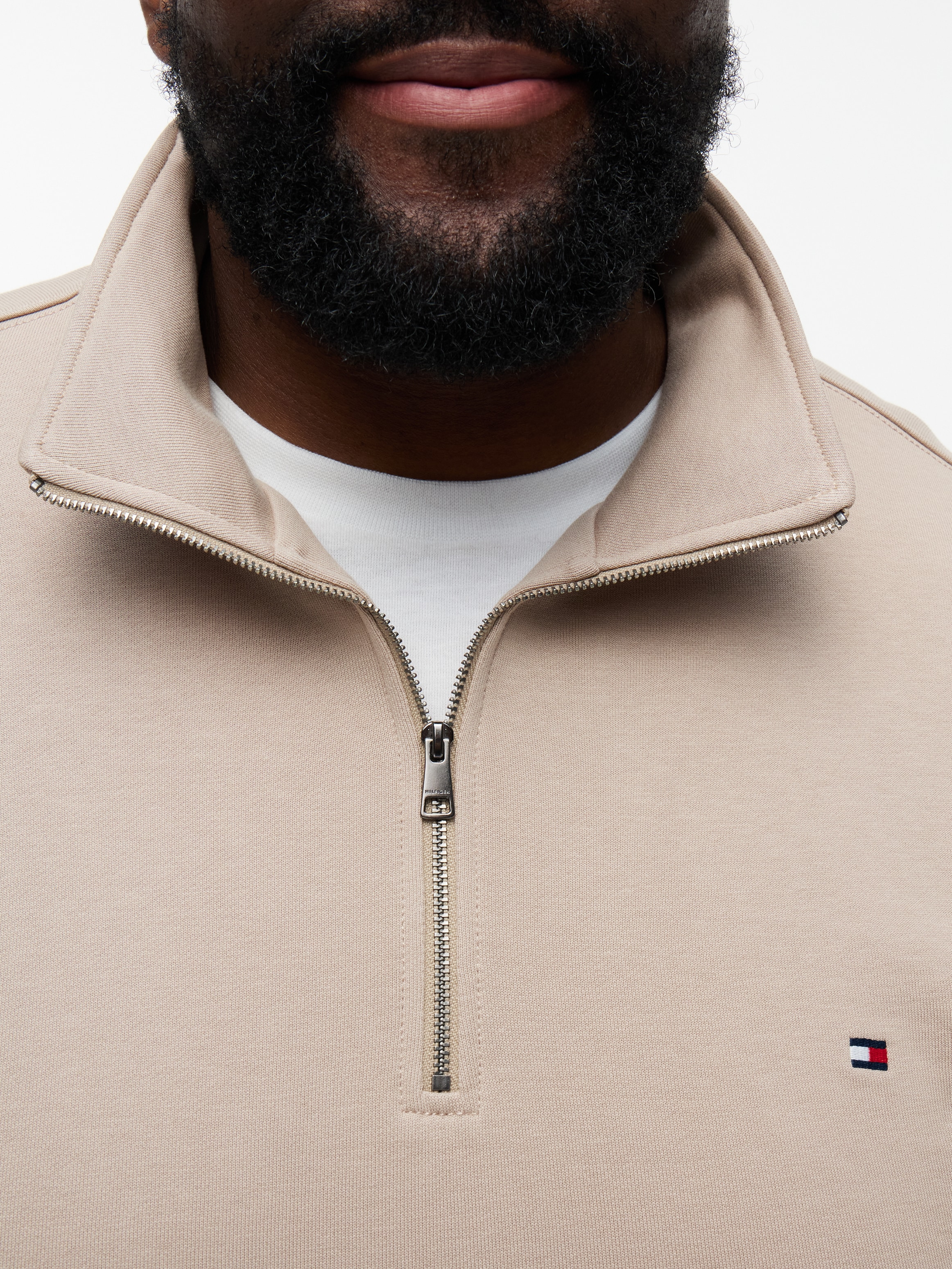 Tommy Hilfiger Big & Tall Sweatshirt »BT-ESSENTIAL TERRY NEW 1/4 ZIP«, Große Größen
